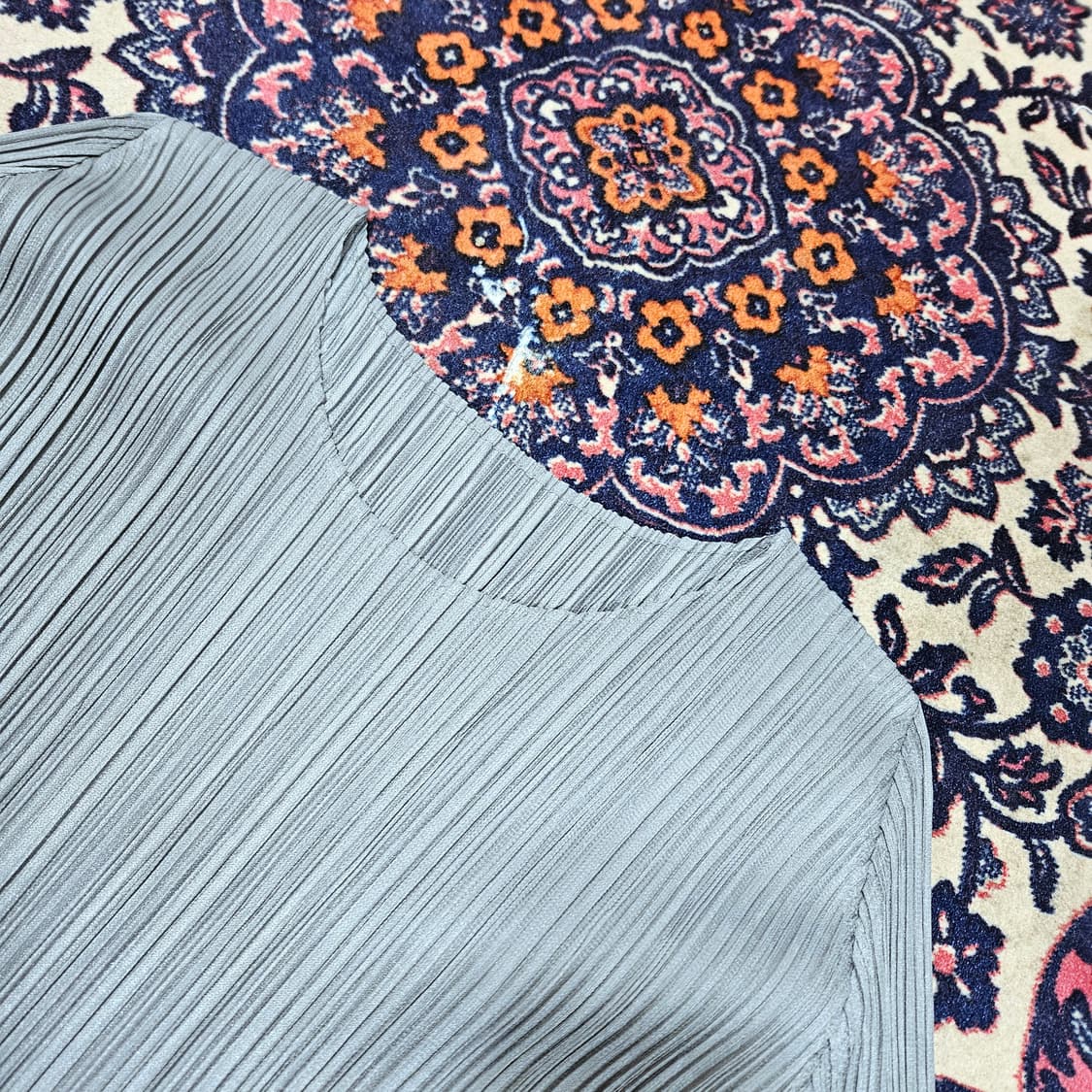 (국내매장) 플리츠플리즈 7부 라운드넥 셔츠 4size 상품이미지4