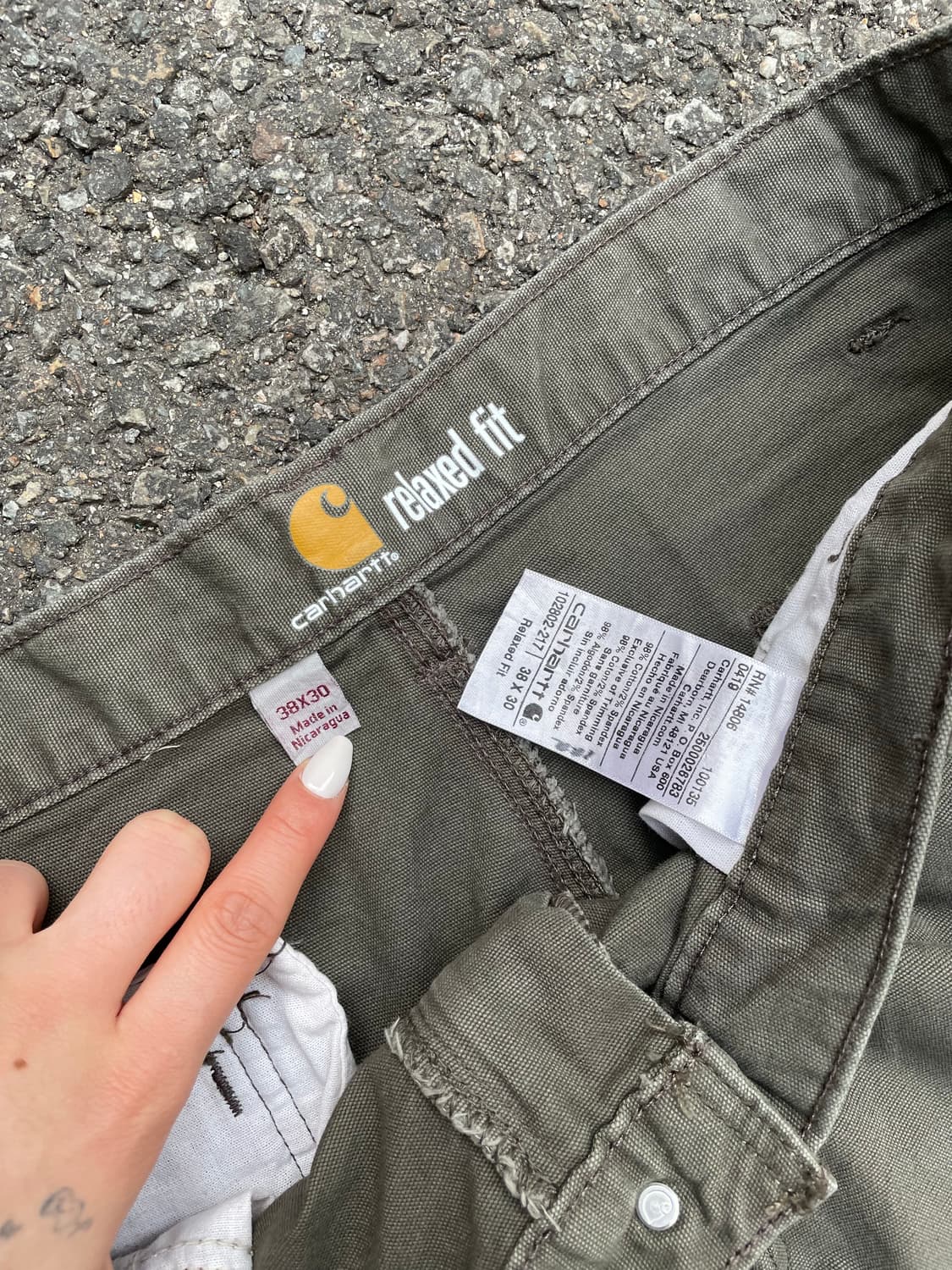 Carhartt 칼하트 릴렉스핏 더블니 카펜터 팬츠 상품이미지6