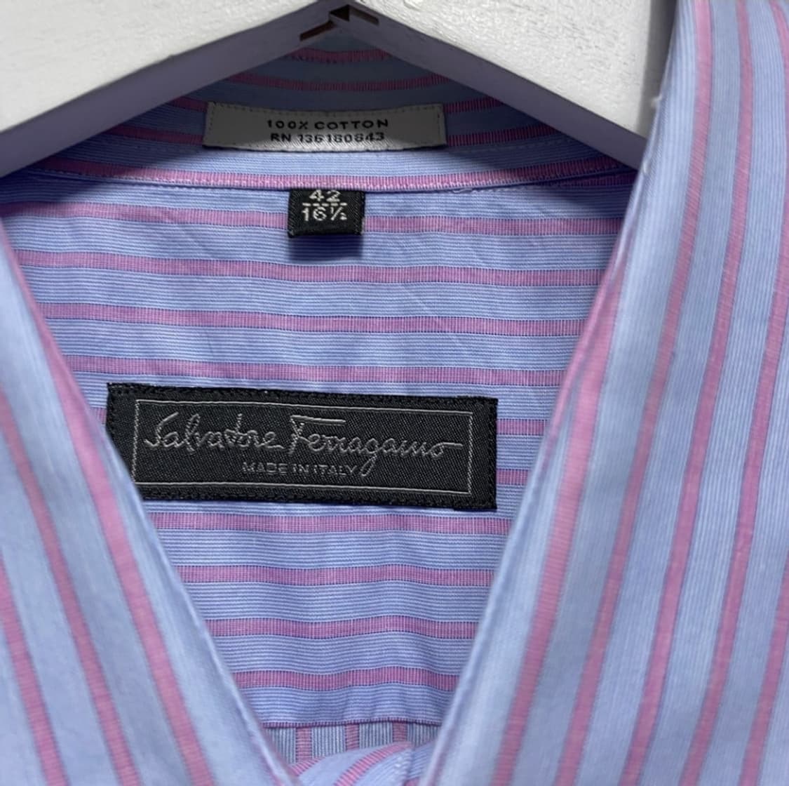 페라가모 스트라이프 셔츠 상품이미지4