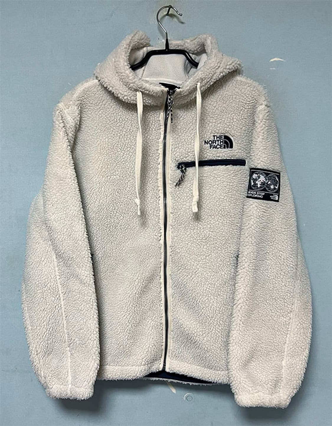 노스페이스 남자 후리스점퍼 뽀글이 후드집업 M 95 상품이미지1