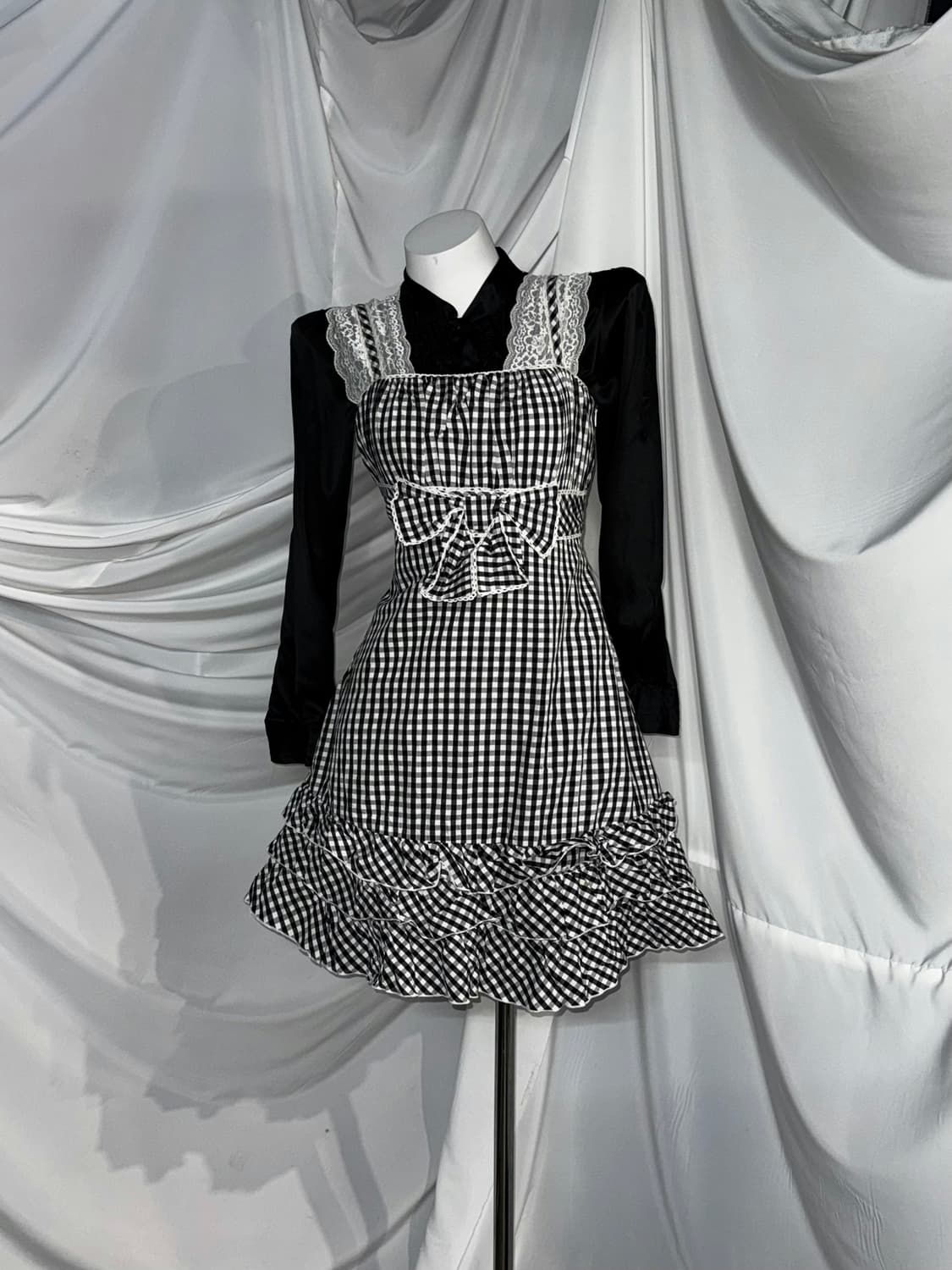 무채색 미와코깔 러블리 프릴 코디세트 상품이미지6