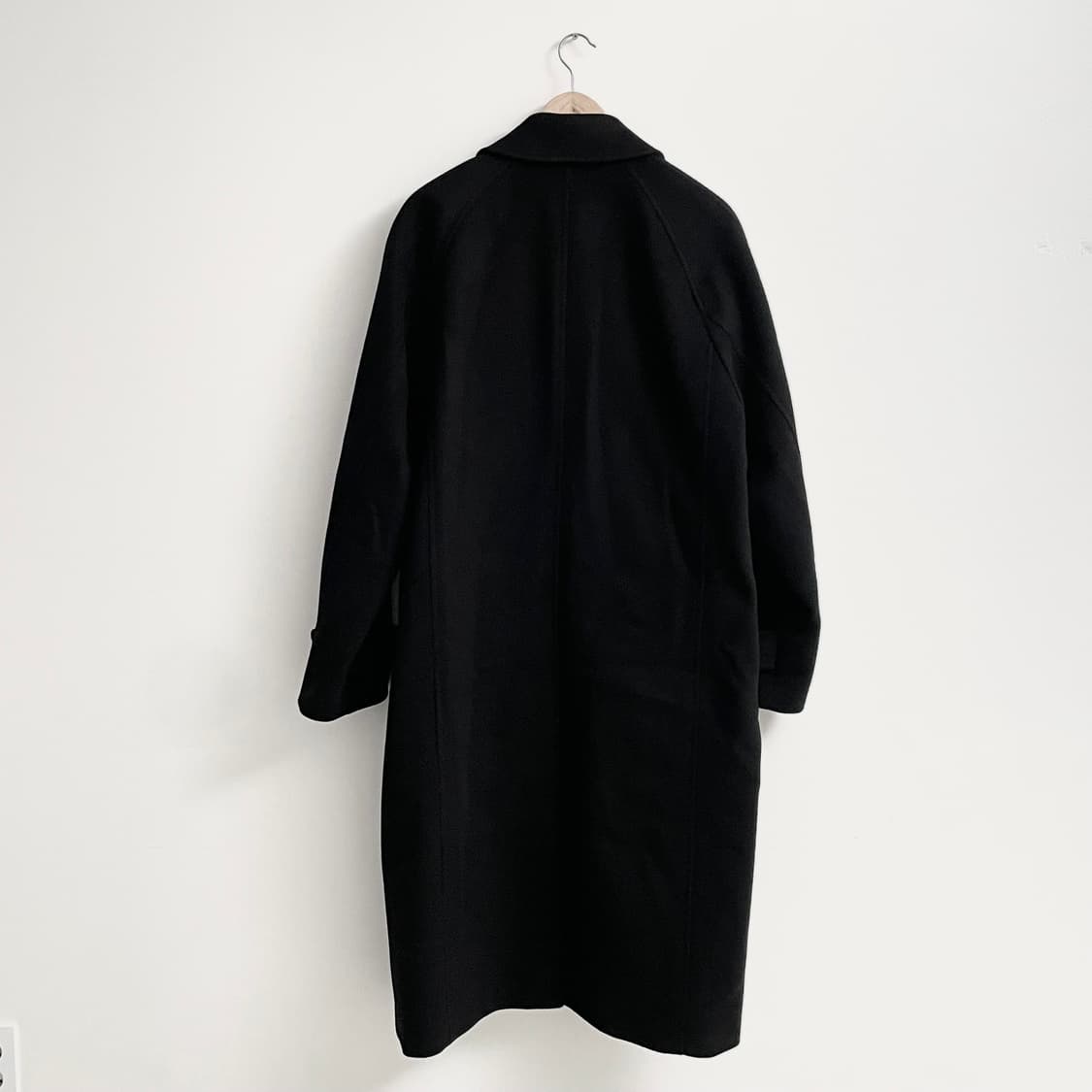 [인사일런스] 마펠 캐시미어 발마칸코트 black 상품이미지10
