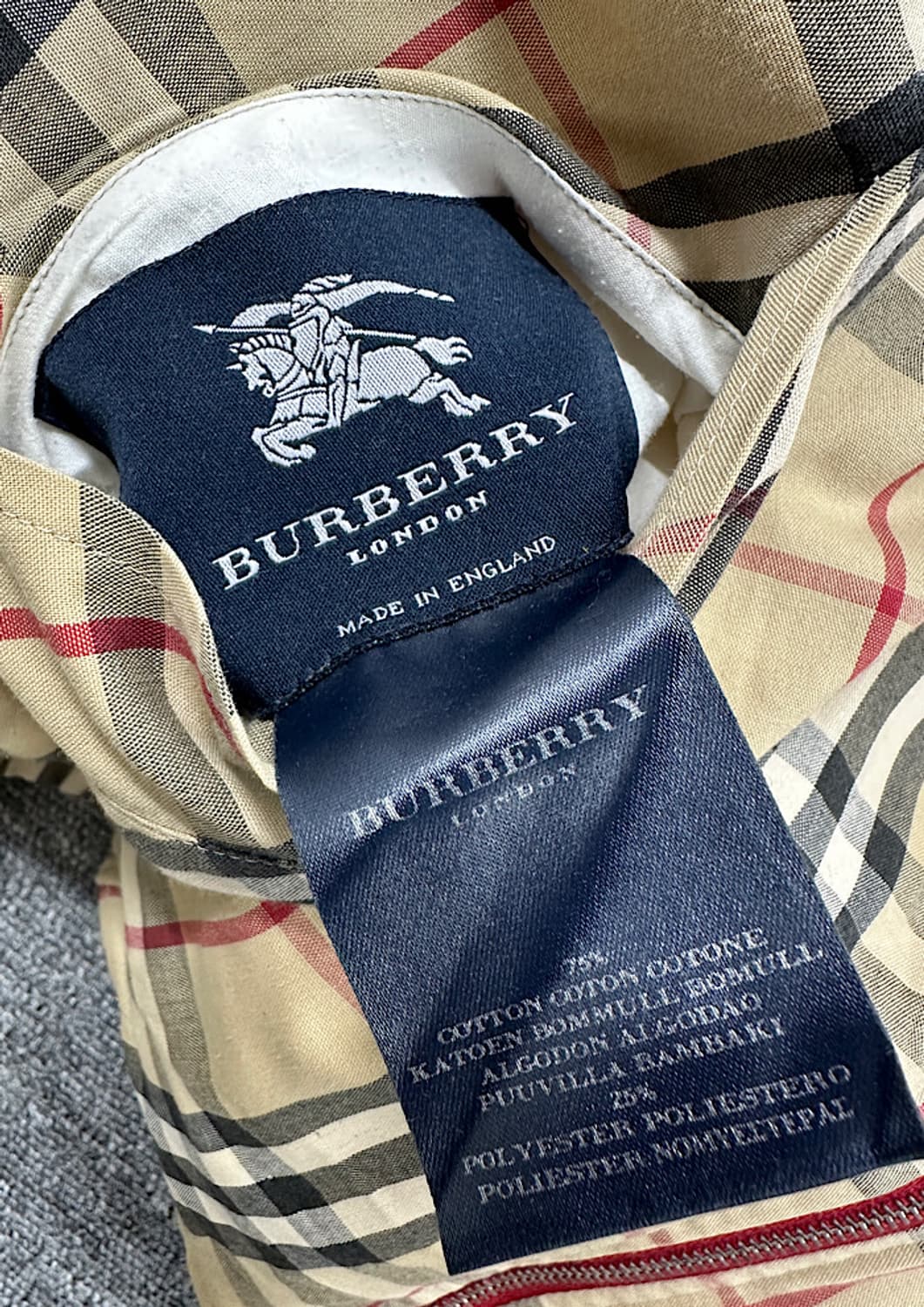 빈티지 버버리 자켓 XL  상품이미지2
