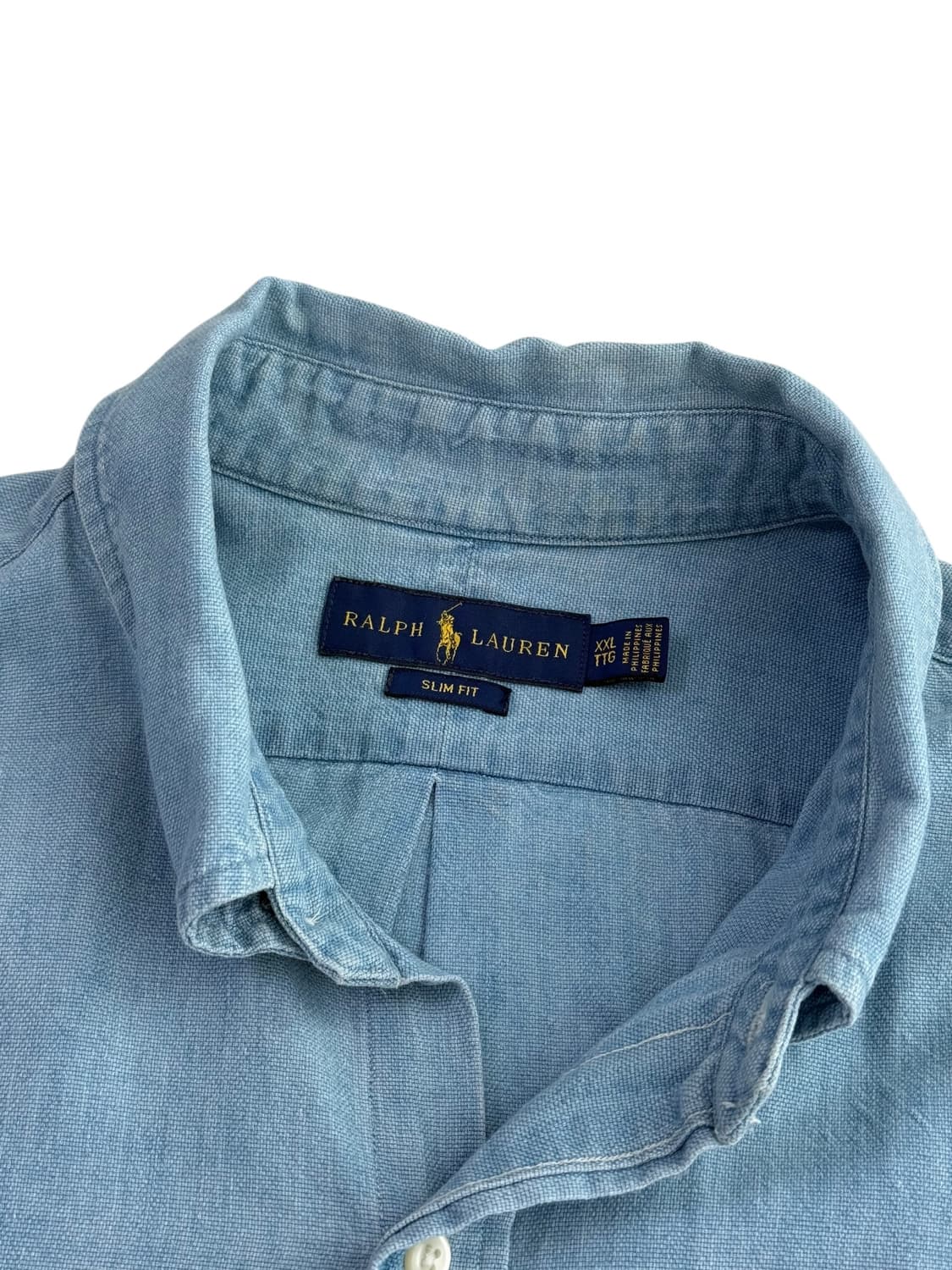 폴로 샴브레이 반팔 셔츠 상품이미지8