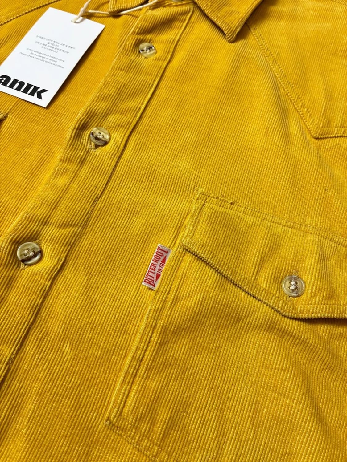 BitterRoot Clothing 코듀로이 웨스턴 셔츠 PN8011 상품이미지3