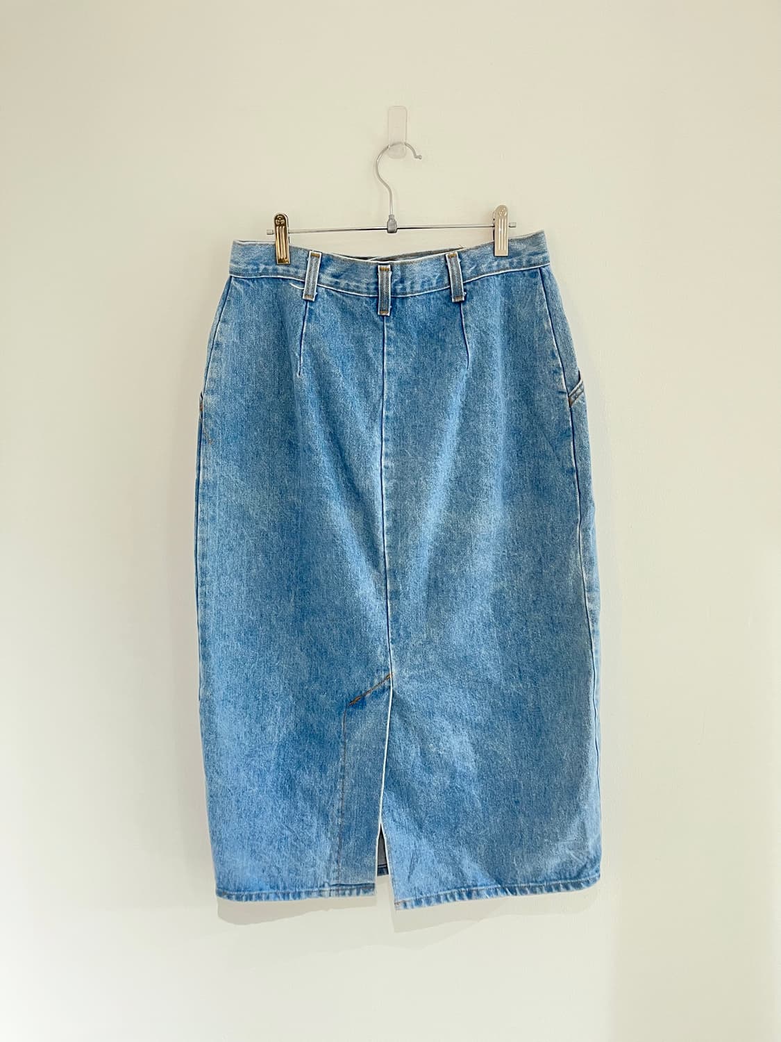 90's Vivgldi denim skirt (made in USA) 상품이미지4