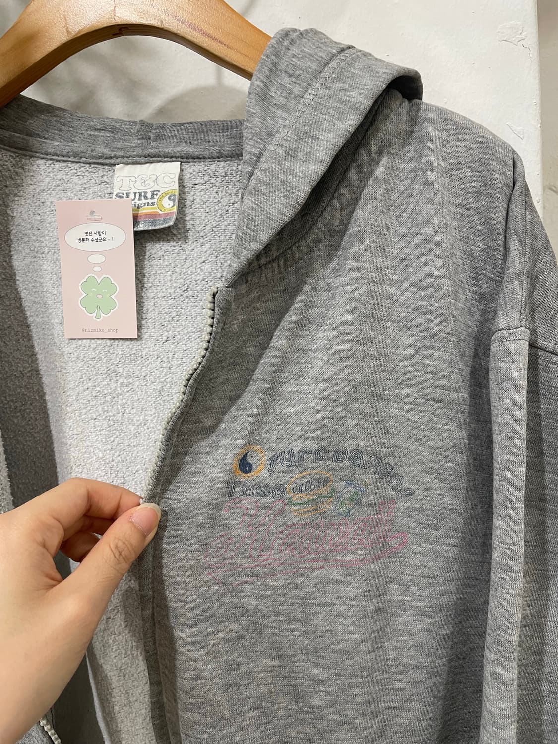t&c surf hoodie zip-up 상품이미지6
