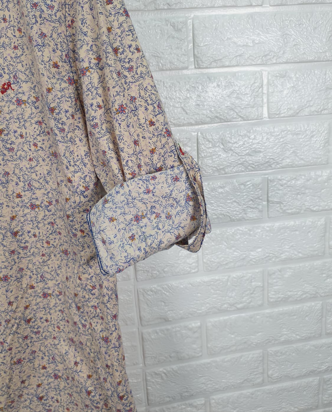 [90]시리즈 플라워 패턴 코튼 셔츠 상품이미지5