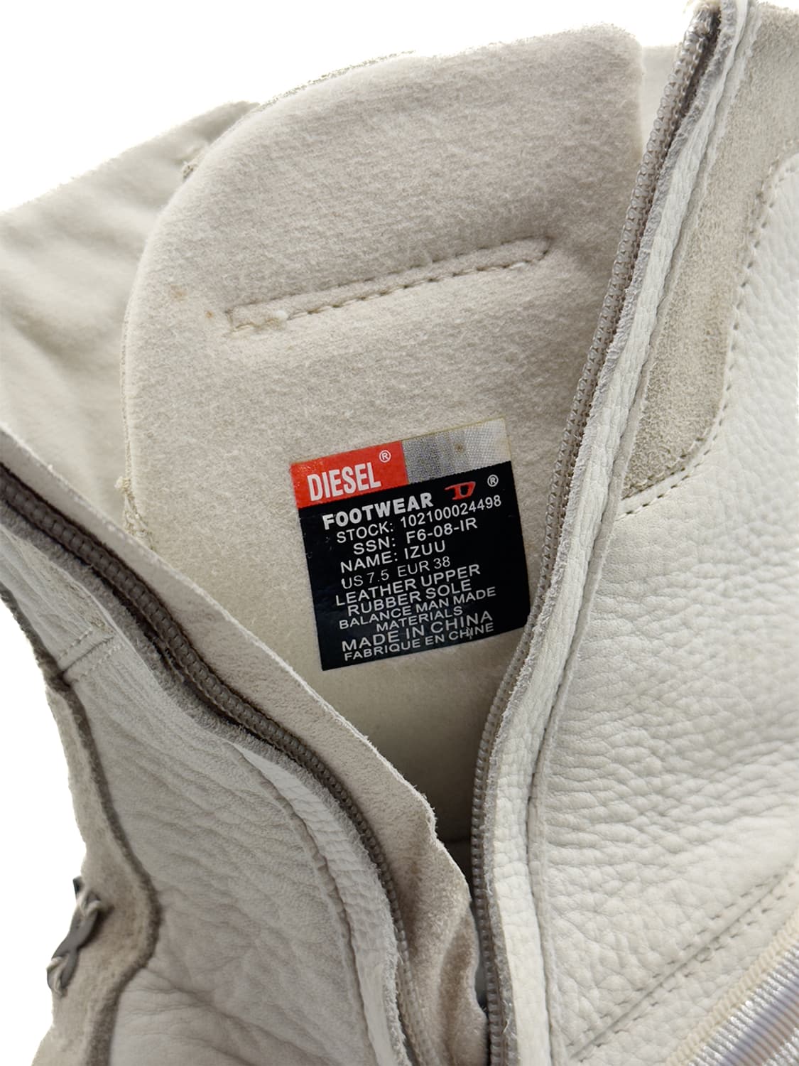 Diesel 2006 f/w IZUU Boxing Boots/ 7.5 상품이미지8