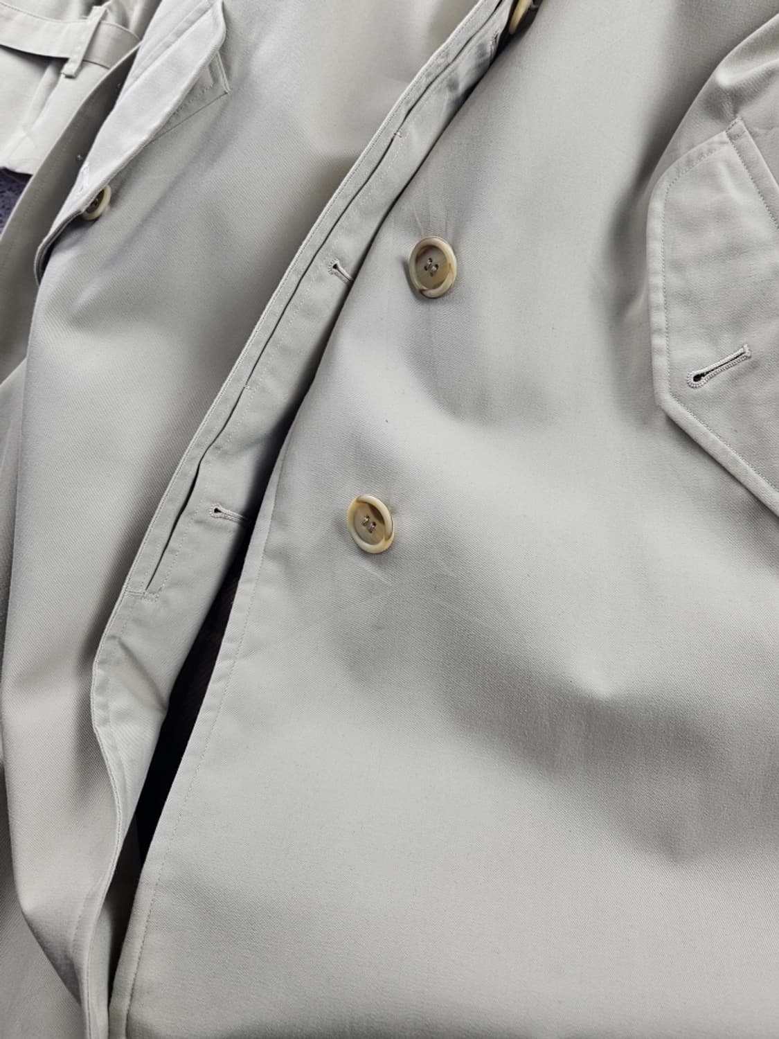 버버리 히든버튼 싱글 벨티드 트렌치 코트 ( 상세설명참조 )/ 10581 상품이미지8