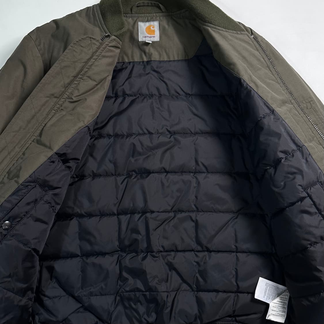 칼하트 카키 ma-1 봄버 자켓  상품이미지5