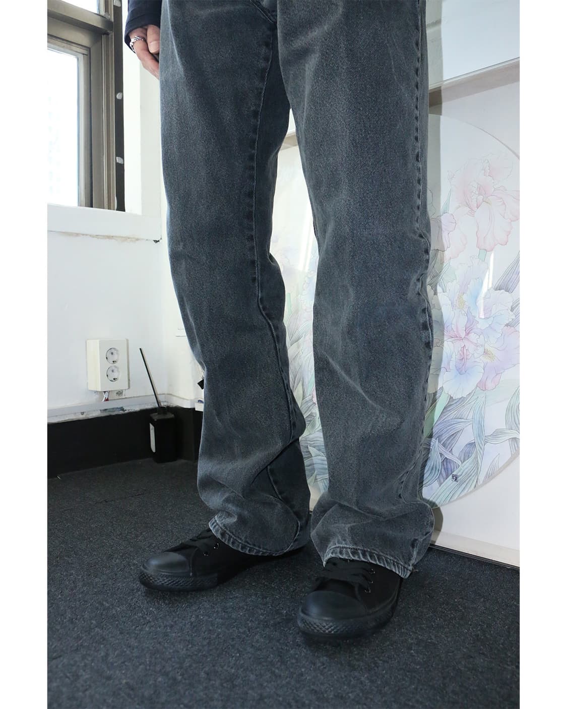 요지야마모토 Ground Y 블랙 스니커즈 상품이미지3