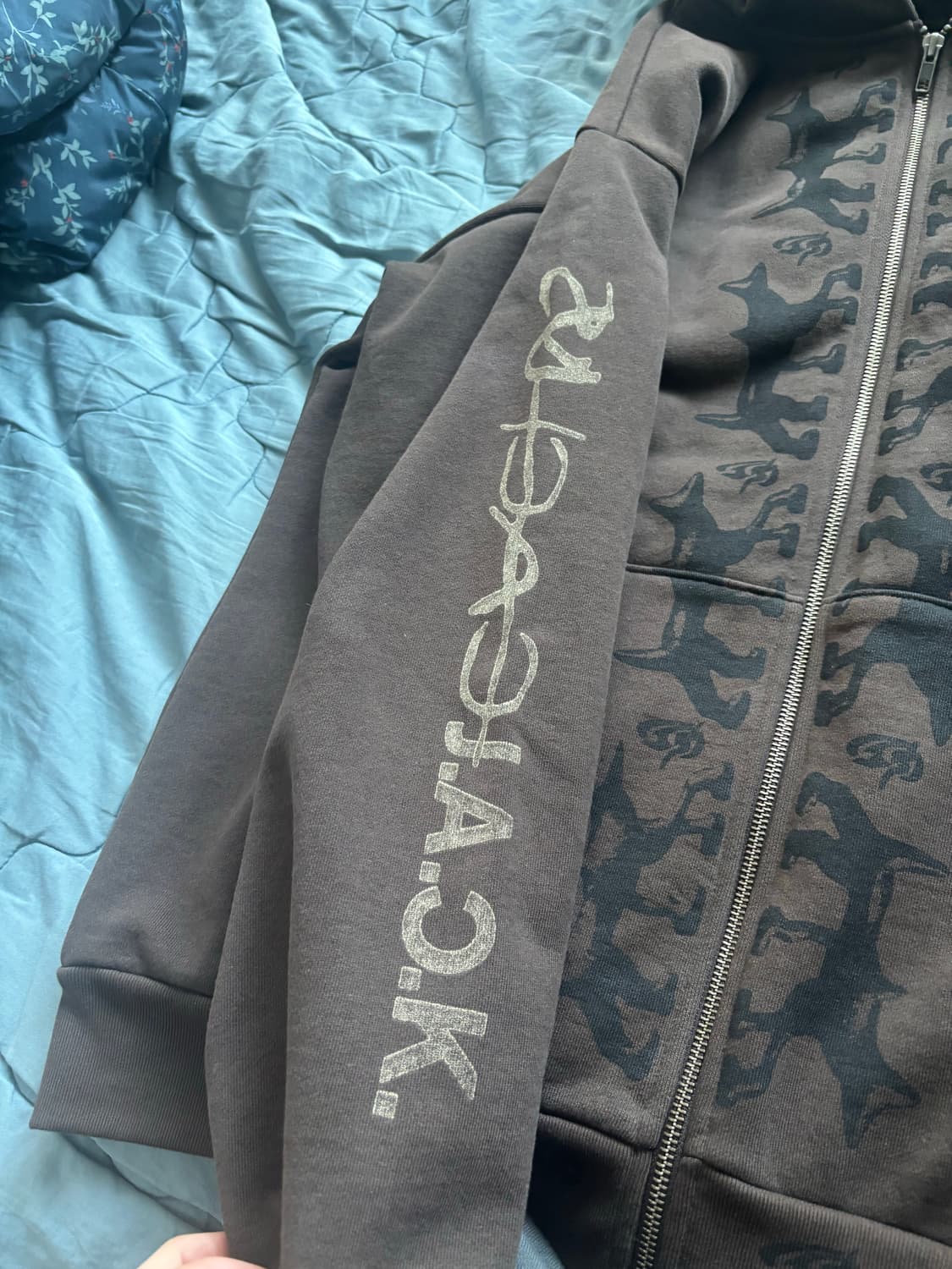 트래비스 스캇 머천 후드집업 리버스 도그 L 사이즈 상품이미지3