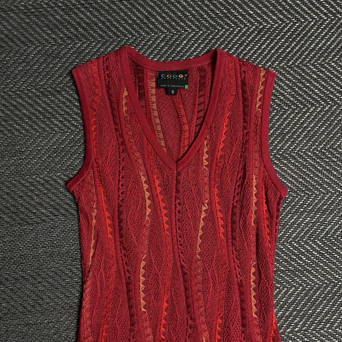 90s Coogi 올드스쿨 케이블 니트 원피스y 5114 상품이미지3