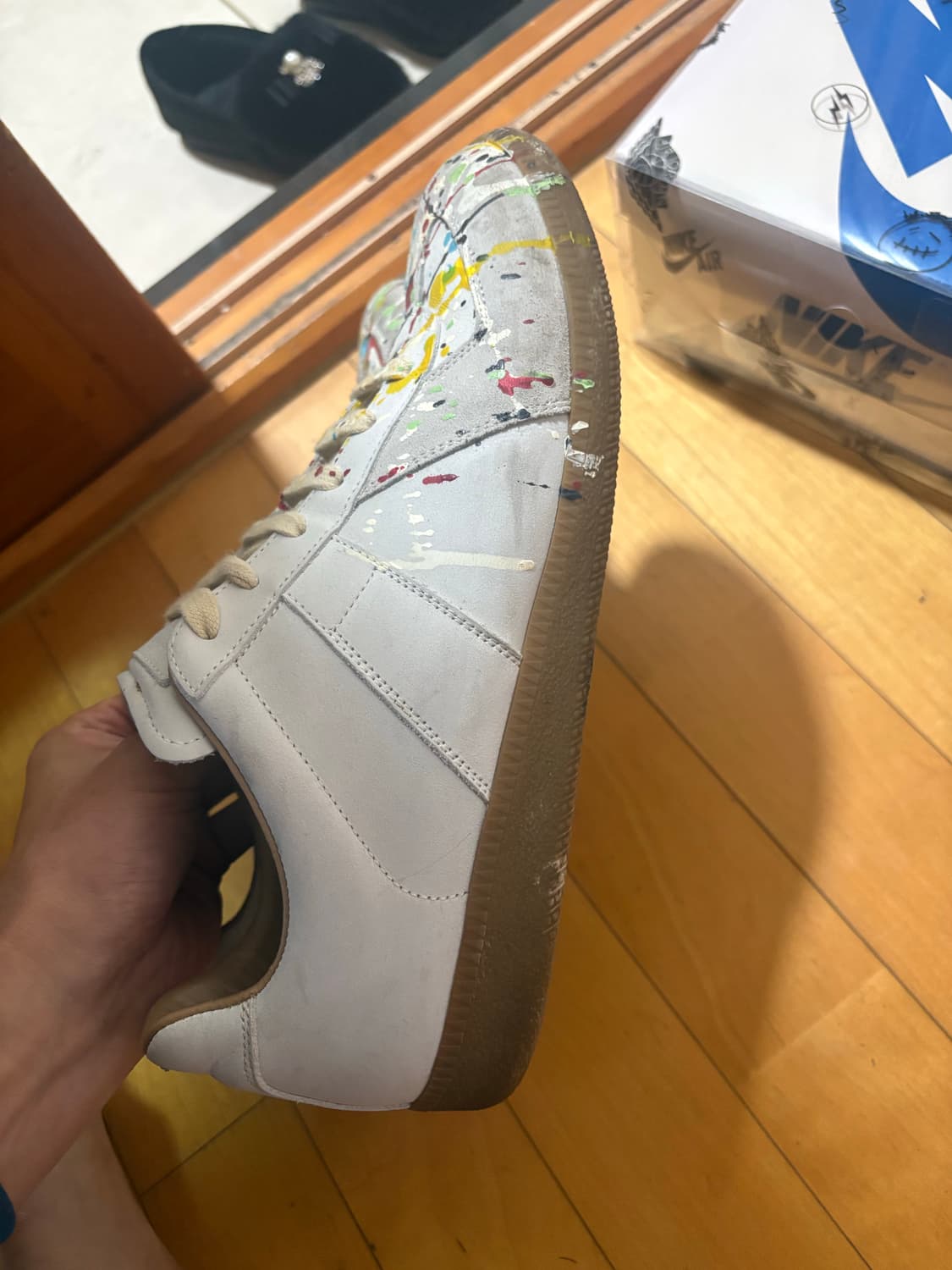 메종 마르지엘라 독일군 페인팅 스니커즈 상품이미지6