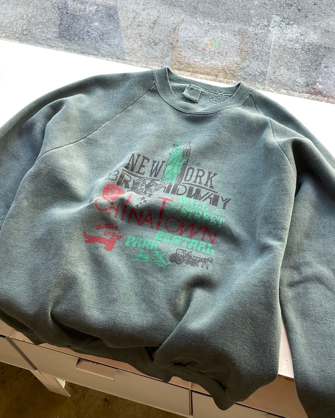 90’s USA “New york”vintage Sweatshirt 🗽 상품이미지1