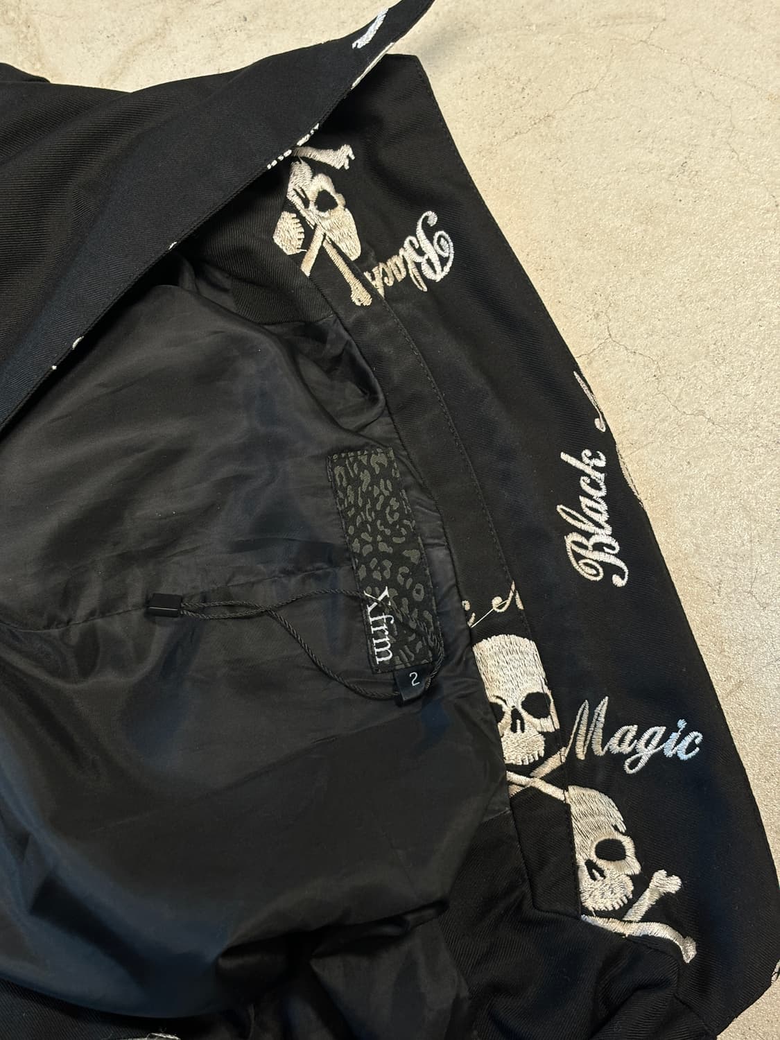 Xfrm 해골 자수 자켓 상품이미지4