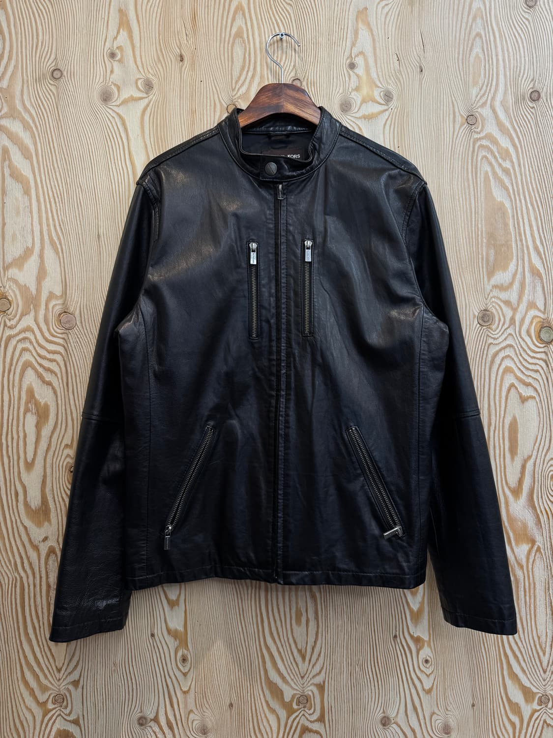 마이클 코어스 레더 자켓 상품이미지1