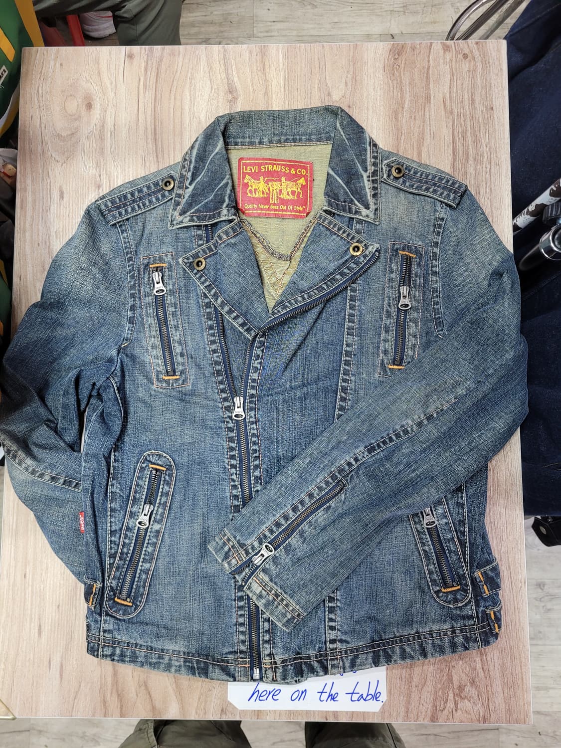 Levi's 리바이스 데님 라이더 자켓 청자켓 상품이미지1