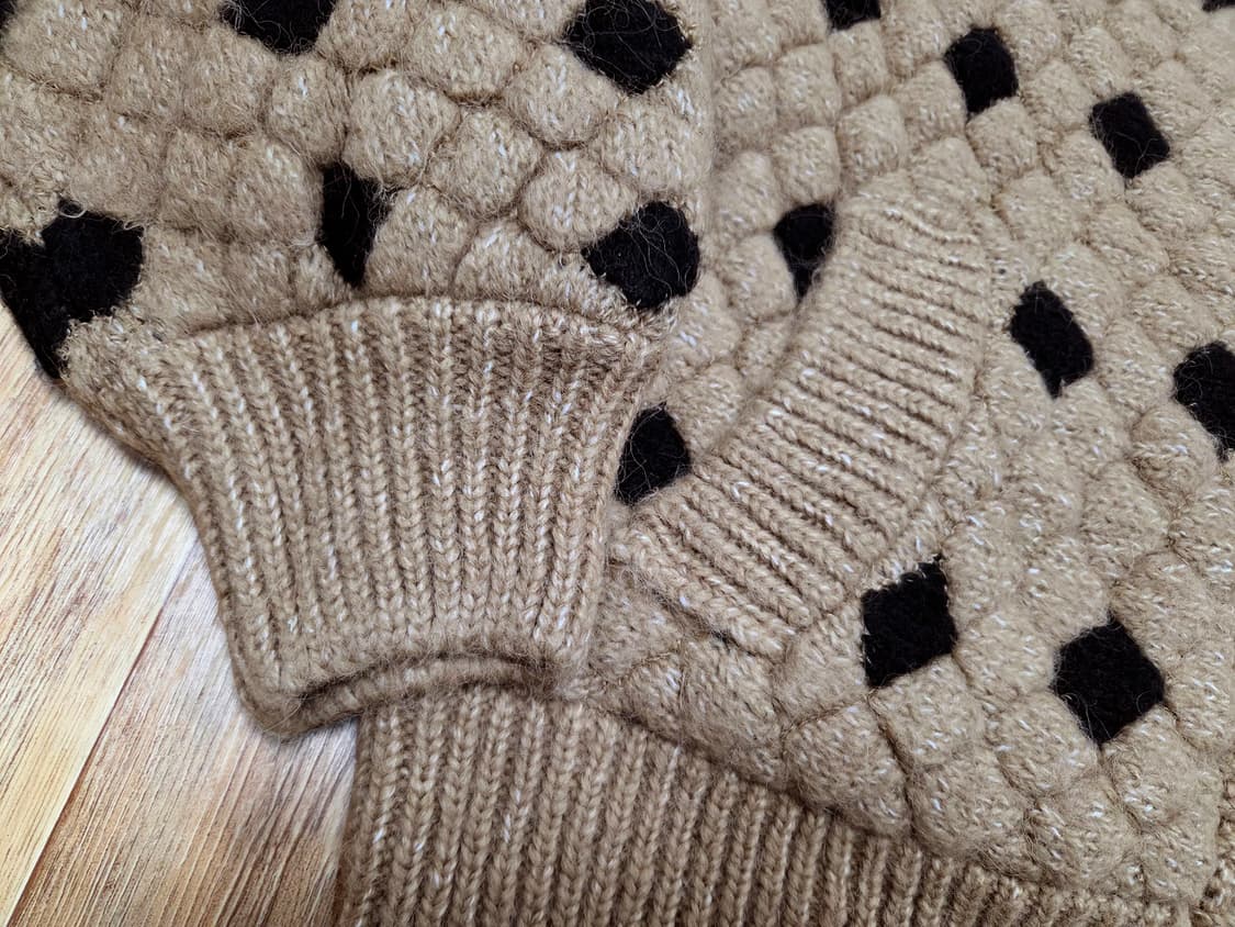 자라(ZARA) 퀼티드 니트가디건 프리사이즈 새상품 상품이미지8