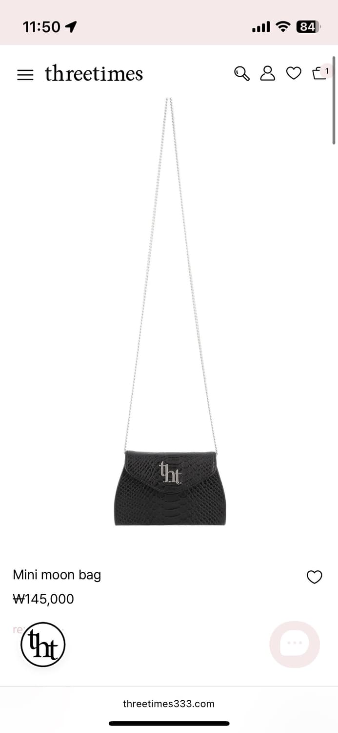 쓰리타임즈 미니 문 백 moon bag 상품이미지1