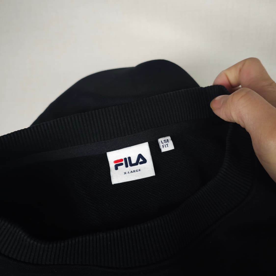 필라 맨투맨 남자105사이즈  상품이미지3