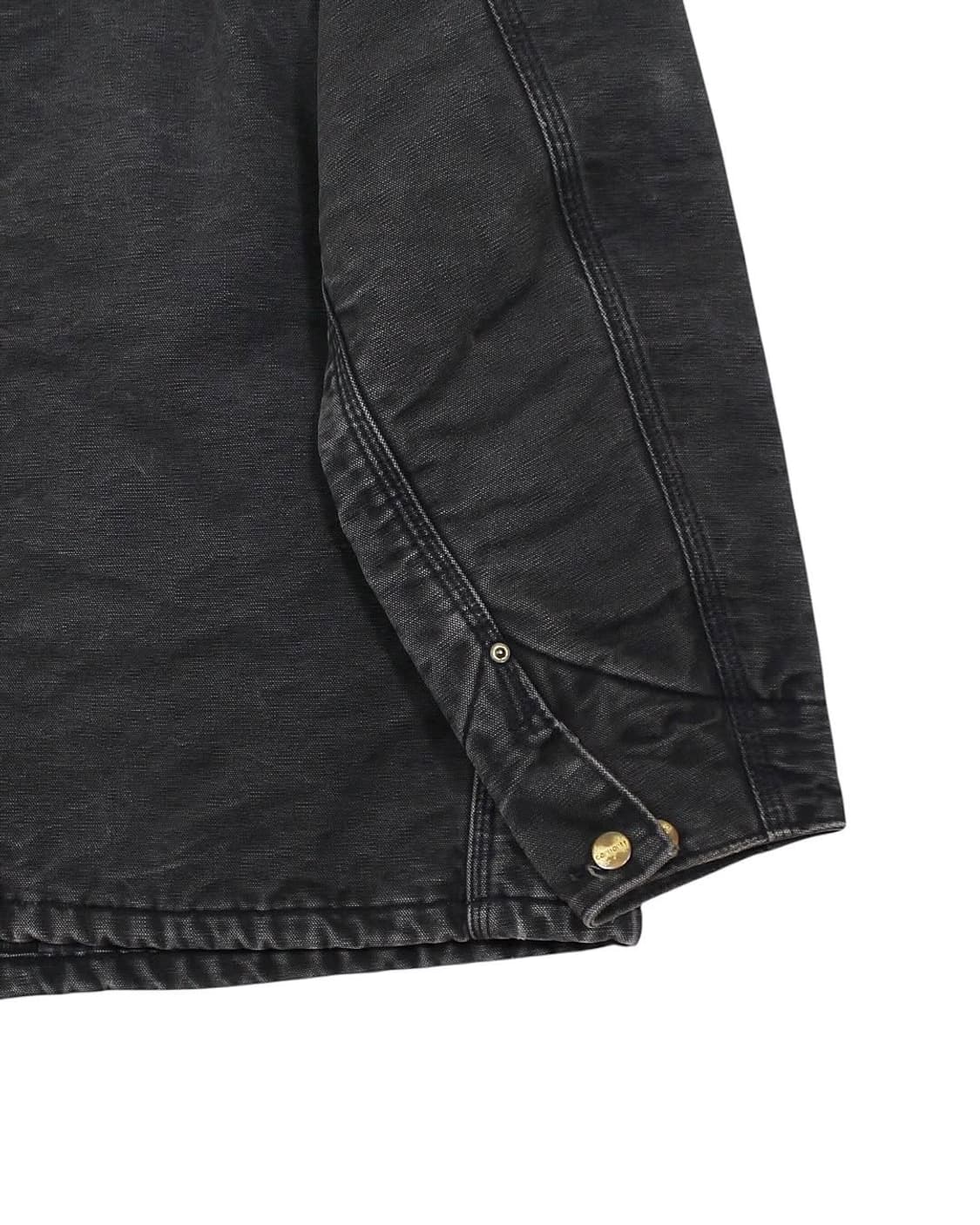 1990s USA 칼하트 C01 블랙 초어 코트 자켓 빈티지 미국제 상품이미지7
