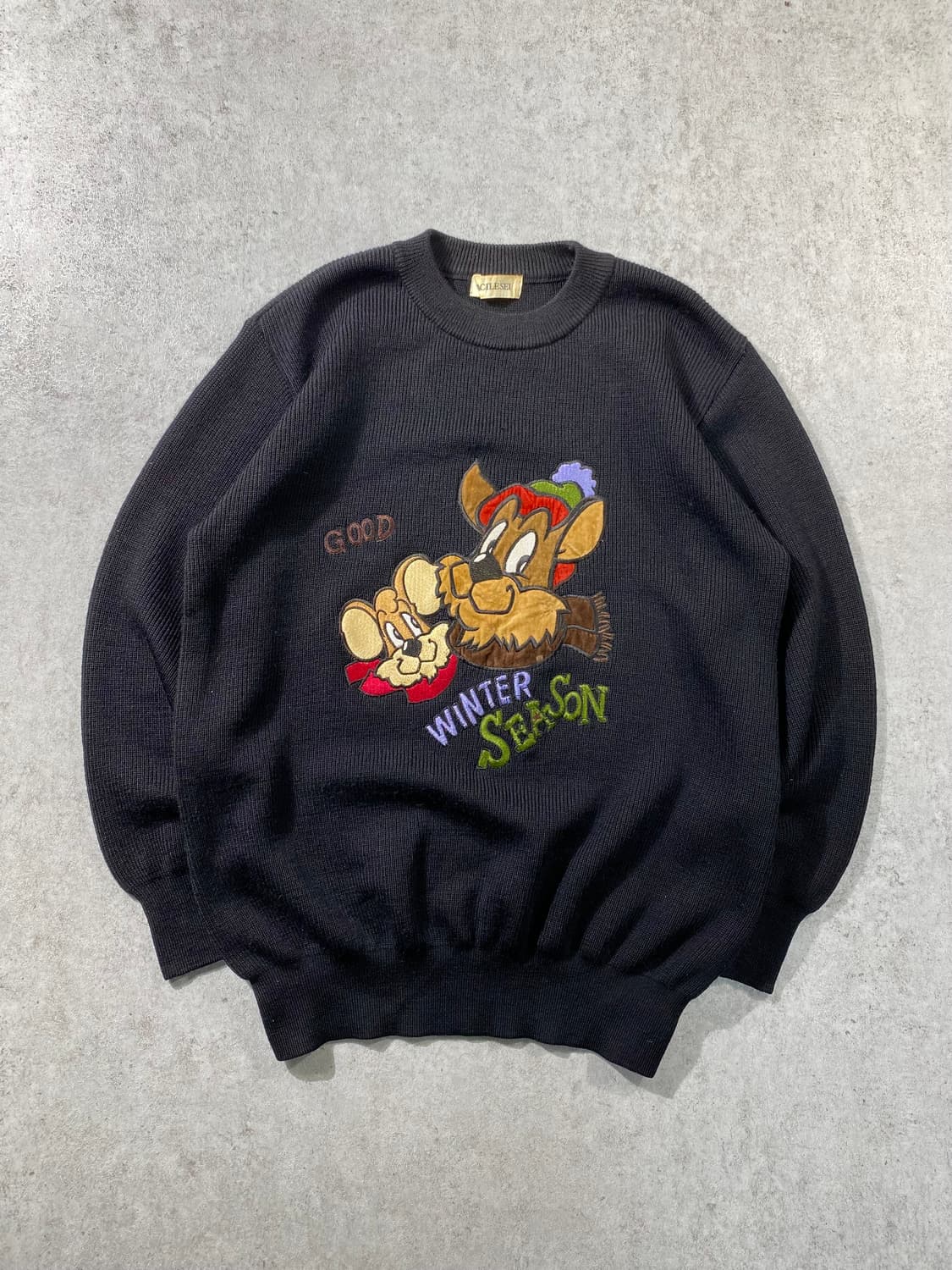 [L-XL] 90s FACILE SEI 재패니즈 빈티지 울 니트 상품이미지1