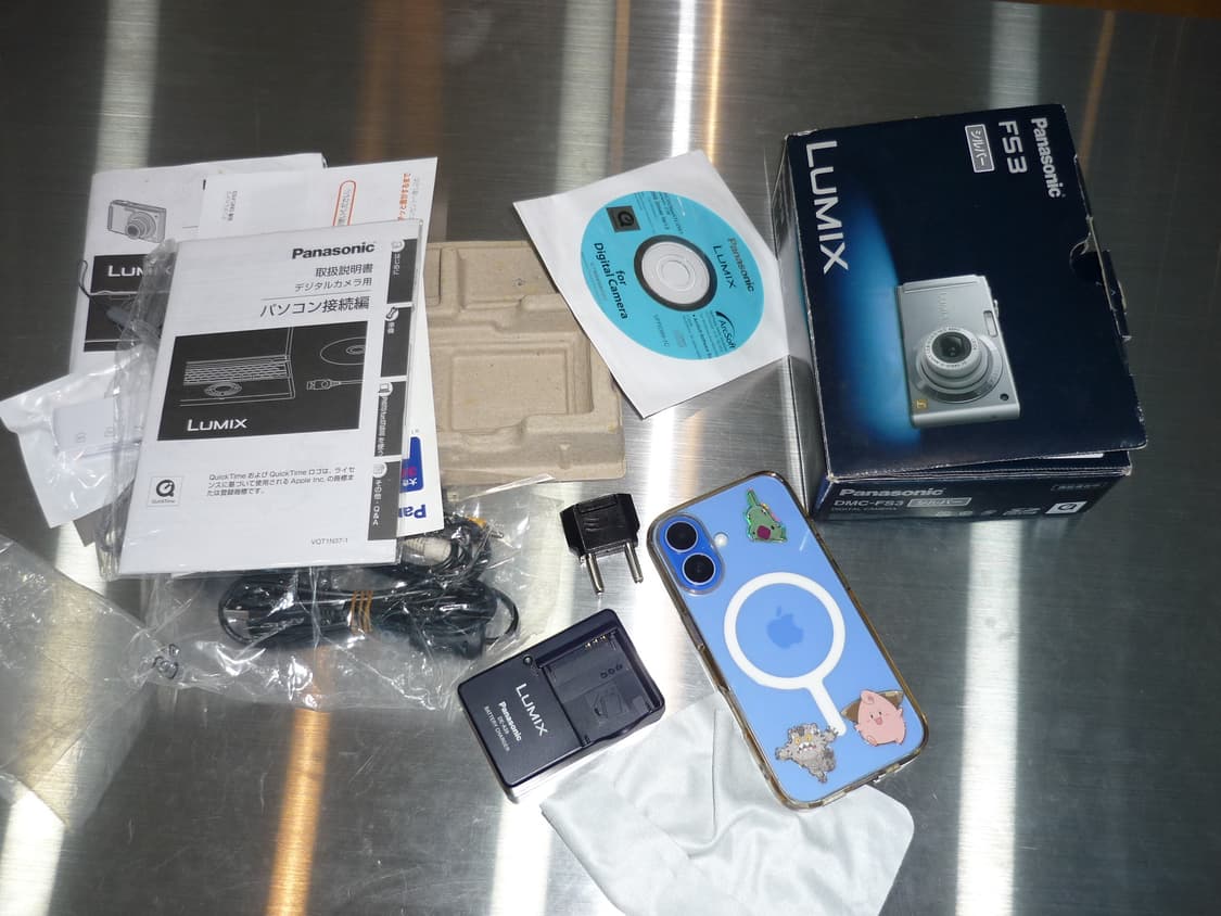 풀박)파나소닉 루믹스 DMC-FS3 실버 빈티지디카 상품이미지10