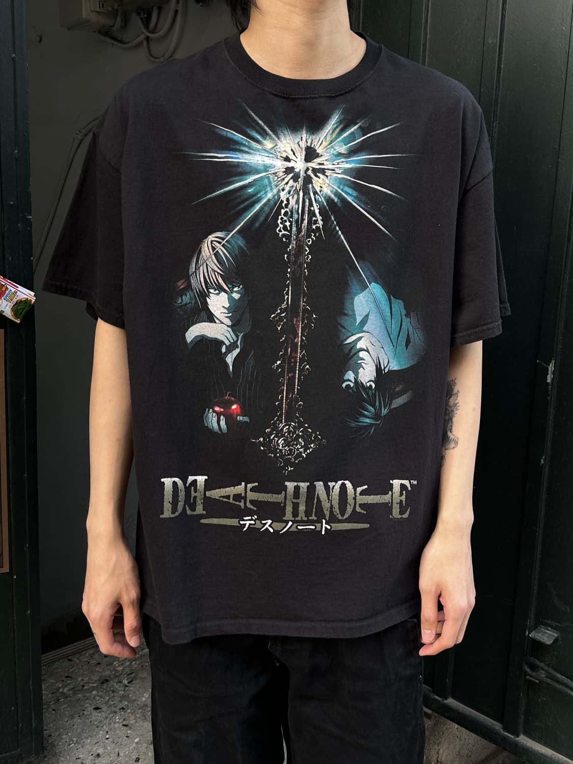 00's OG 데스노트 티셔츠 야가미라이토 류크 빈티지 밴드 티셔츠 상품이미지7