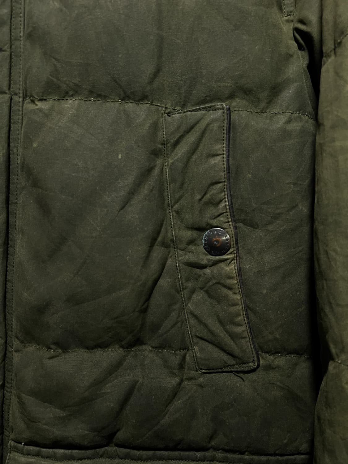 [S]폴로 랄프로렌 빈티지 왁스 페이딩 다운 자켓 상품이미지4