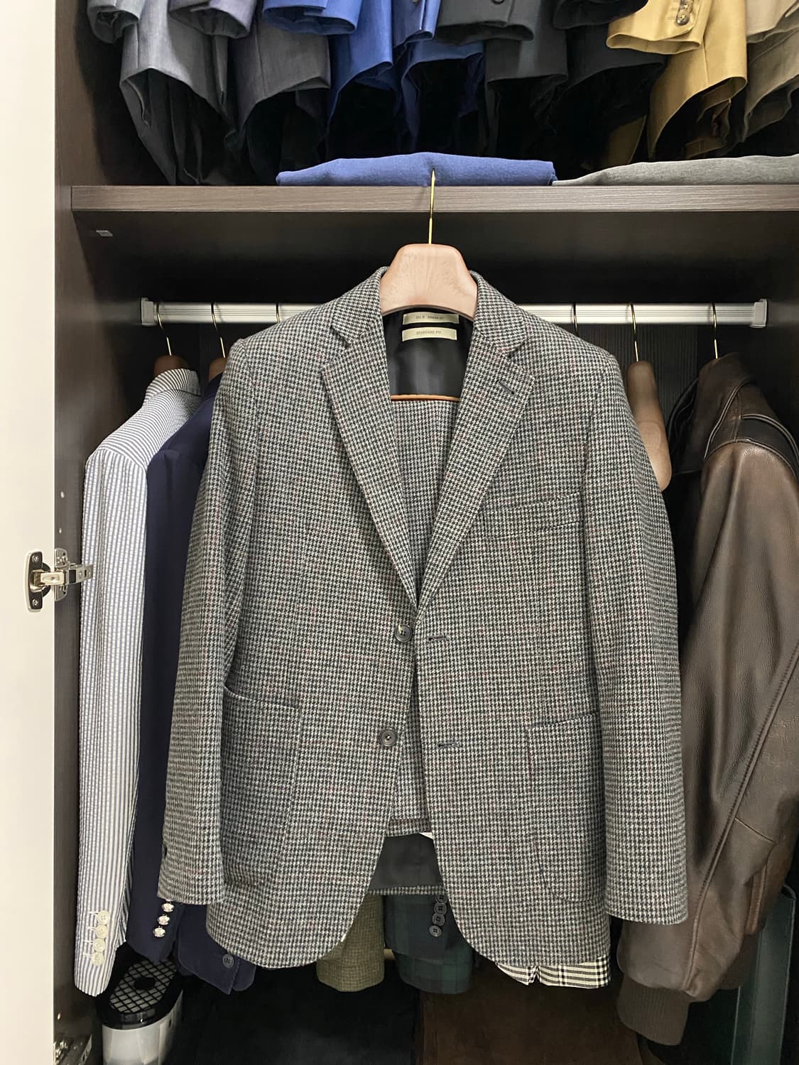 [판매] 비스포크 맞춤 체크수트 셋업(46, 100Size) 상품이미지1