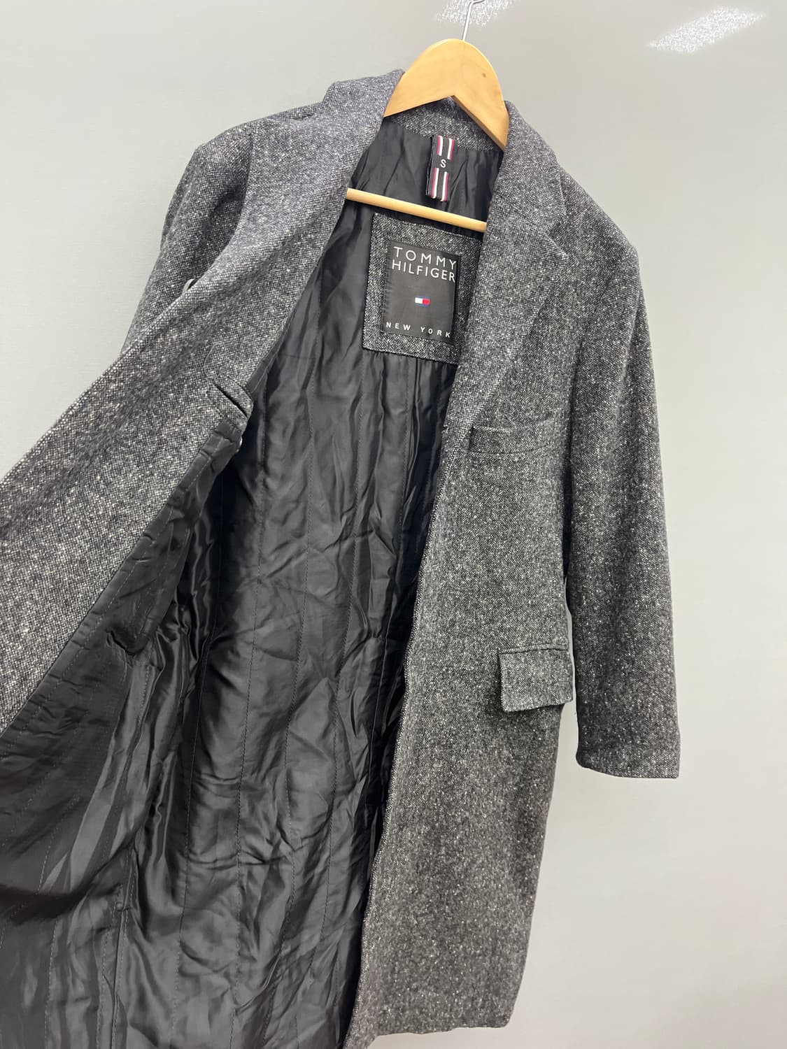 타미힐피거 그레이 모직 코트 상품이미지8