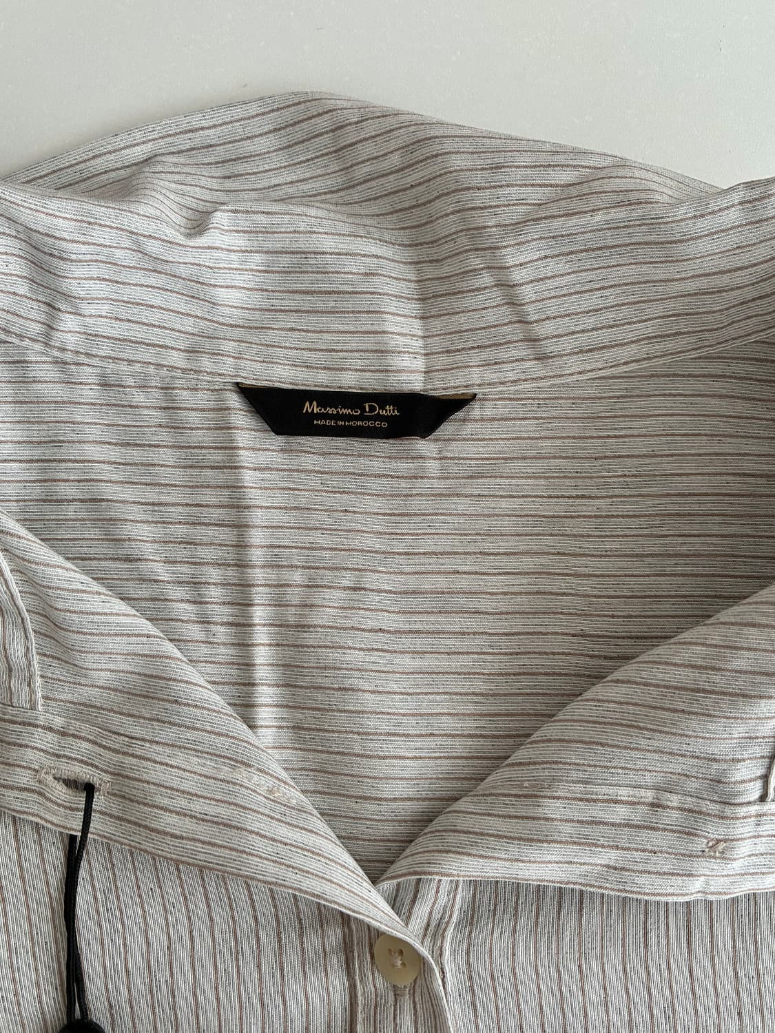 S) 마시모두띠 스트라이프 하이넥 블라우스 상품이미지3