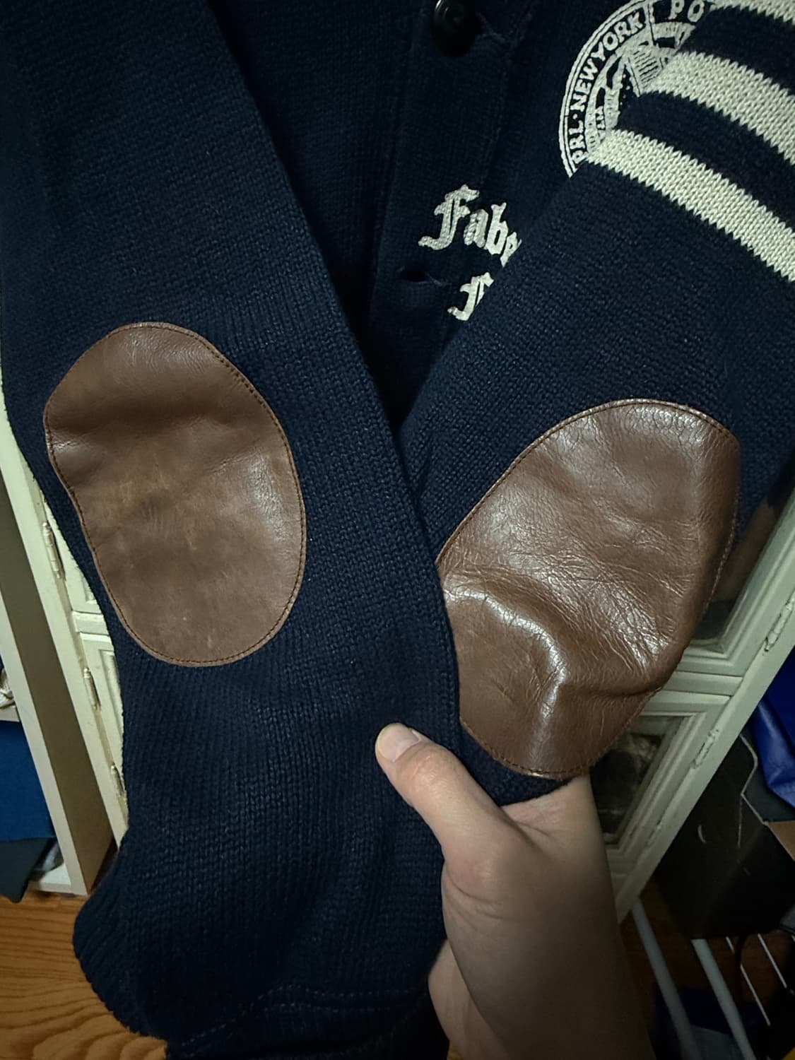 [사용감 적음] 폴로 50주년 코튼+린넨 가디건 s(실제 103사이즈 상품이미지3