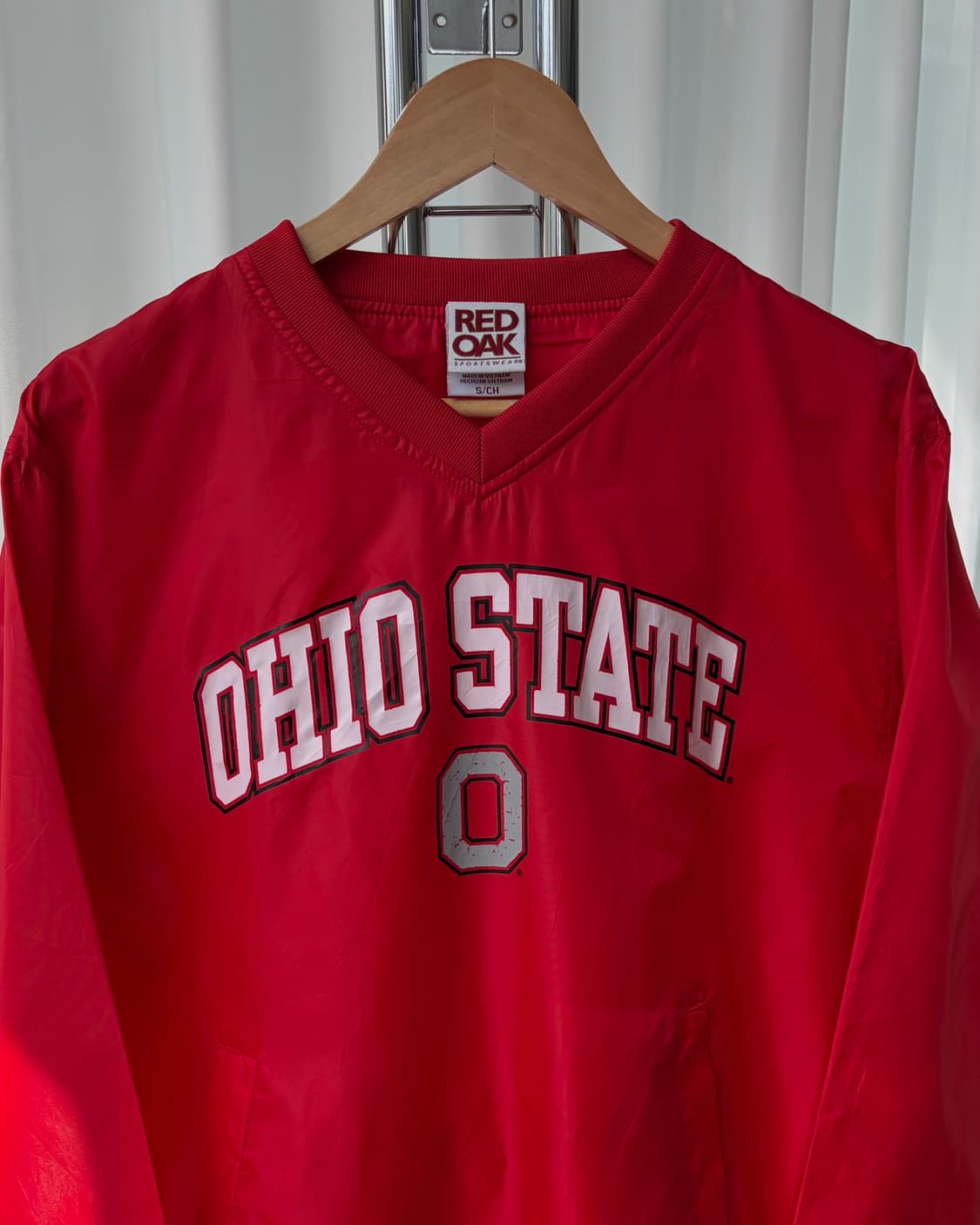 [S-M]레드오크 오하이오 스테이트 웜업 바람막이  상품이미지3
