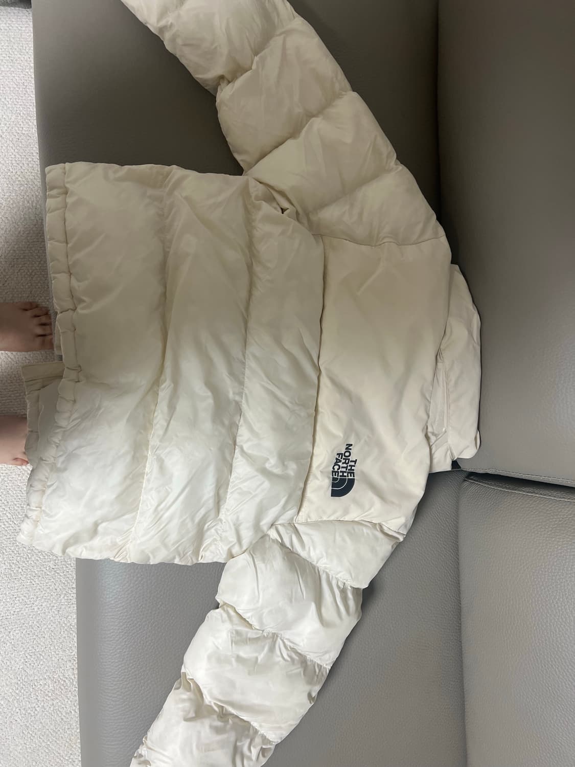 노스페이스 눕시 온볼 자켓 아이보리 상품이미지3