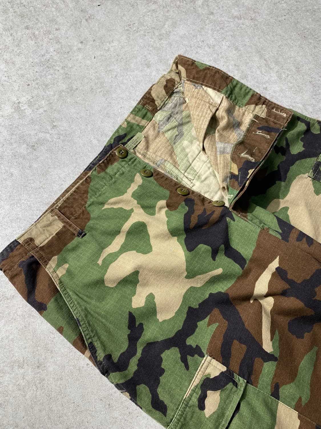 [L] U.S.ARMY 미군 우드랜드 BDU 립스탑 카고팬츠 상품이미지4
