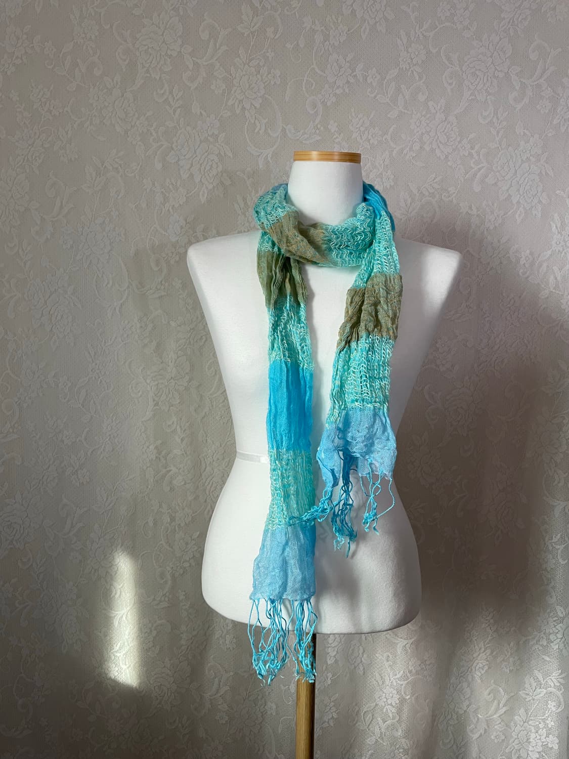 그라데이션 민트 머플러  상품이미지1