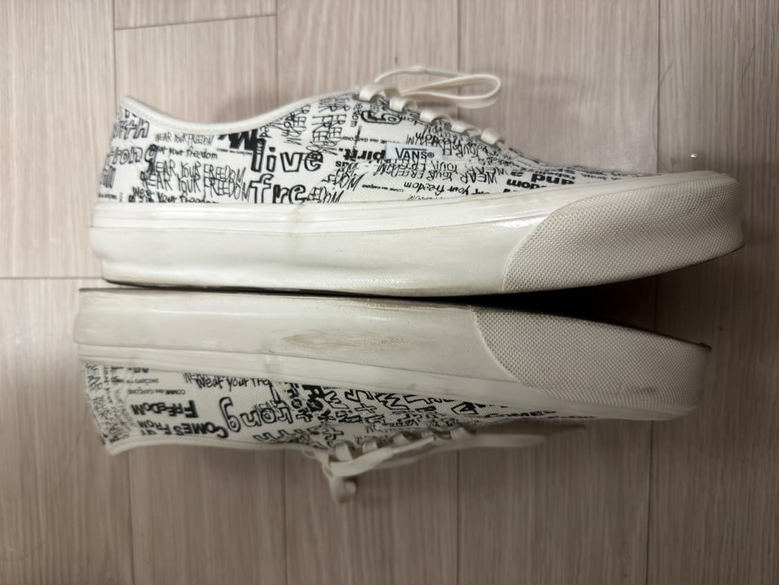 반스 볼트 x CDG OG 어센틱 LX 메세지 화이트 상품이미지3