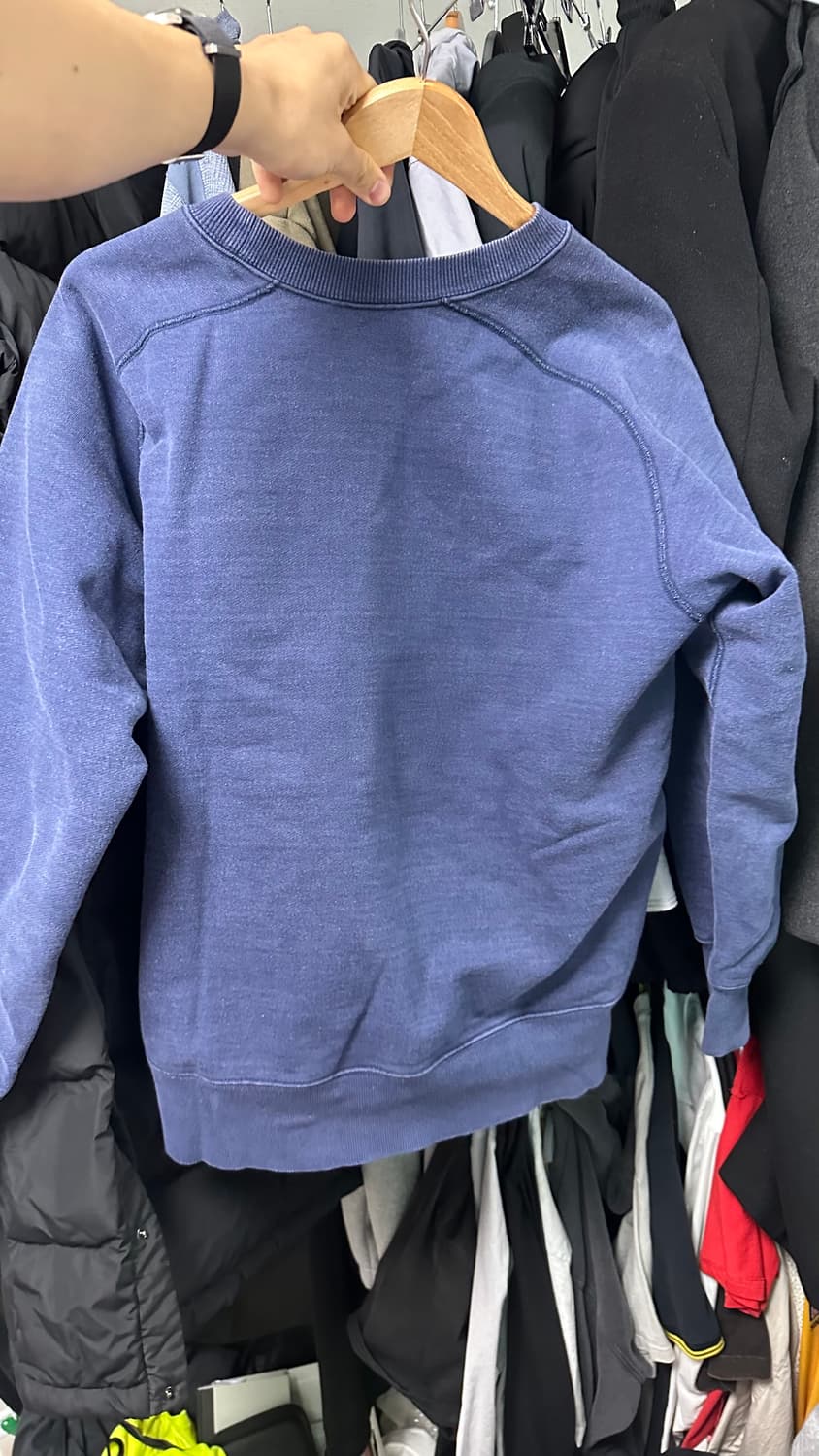 니들워크 세일 SAIL 프린팅 맨투맨 네이비 40 상품이미지3