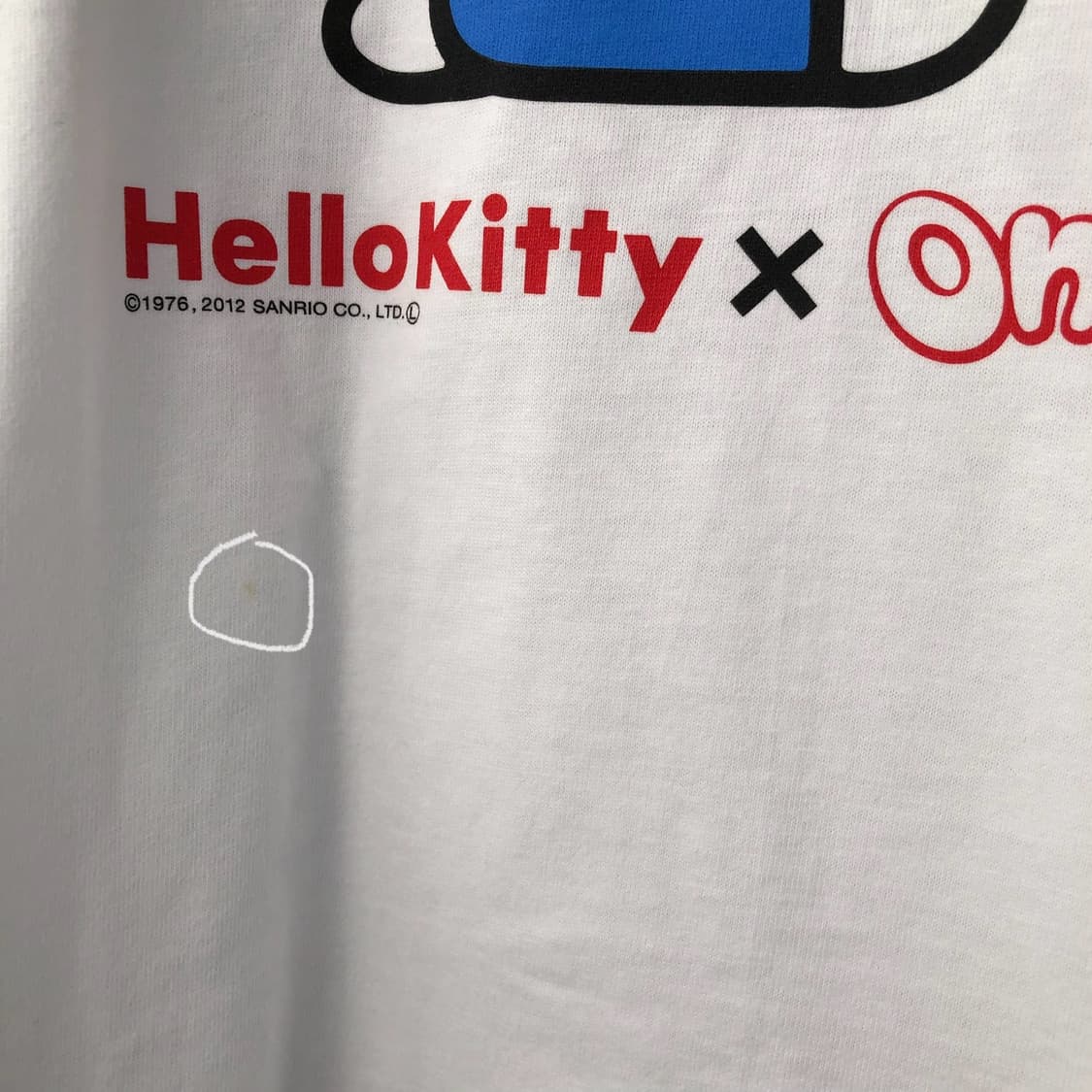 hello kitty X onちゃん t-shirt 상품이미지4