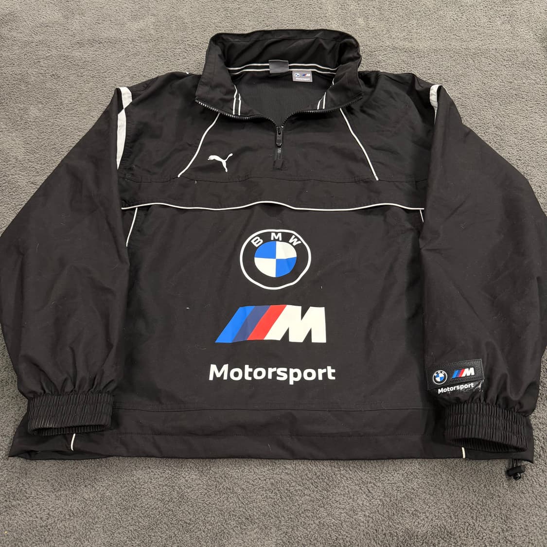 [정품/M] puma 푸마 BMW 모터스포츠 콜라보 아노락 바람막이 자켓 상품이미지2