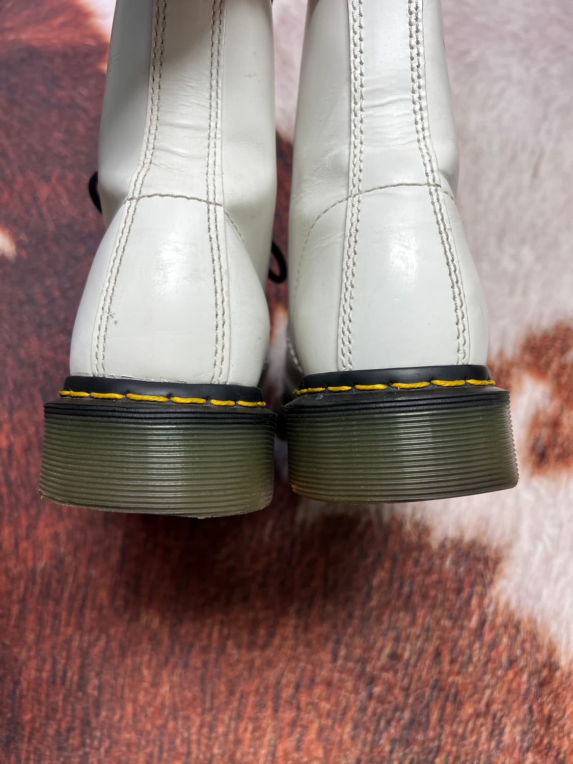 [240] 닥터마틴 1460 화이트 스무스 레더 UK5 상품이미지5