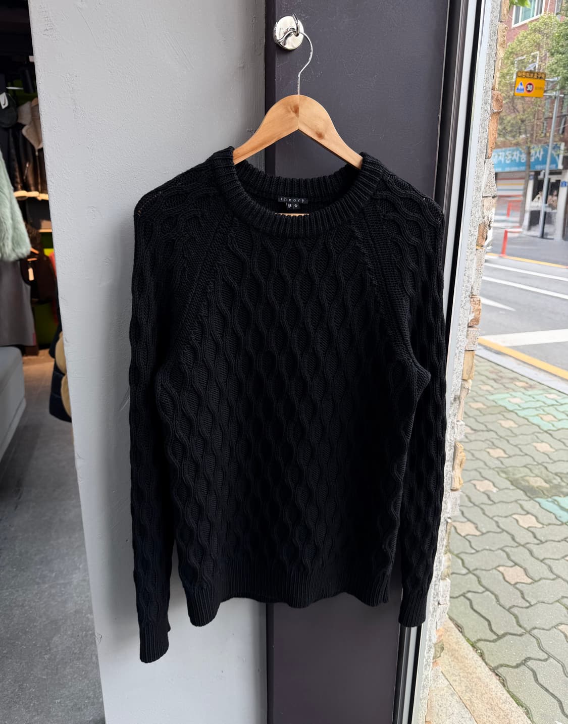 M/ 띠어리 와플패턴 울 스웨터 니트 상품이미지2