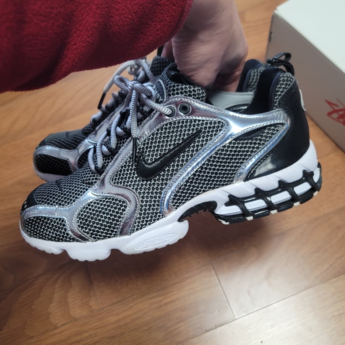 나이키 스투시 에어줌 스피리돈 케이지 블랙 상품이미지2