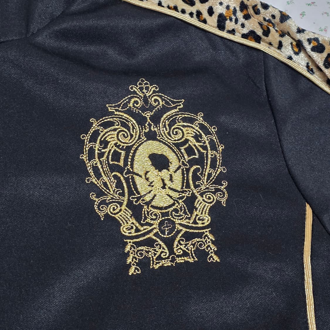 빈티지 호피 벨벳 투웨이 져지 펑크 y2k 오네갸루 상품이미지4