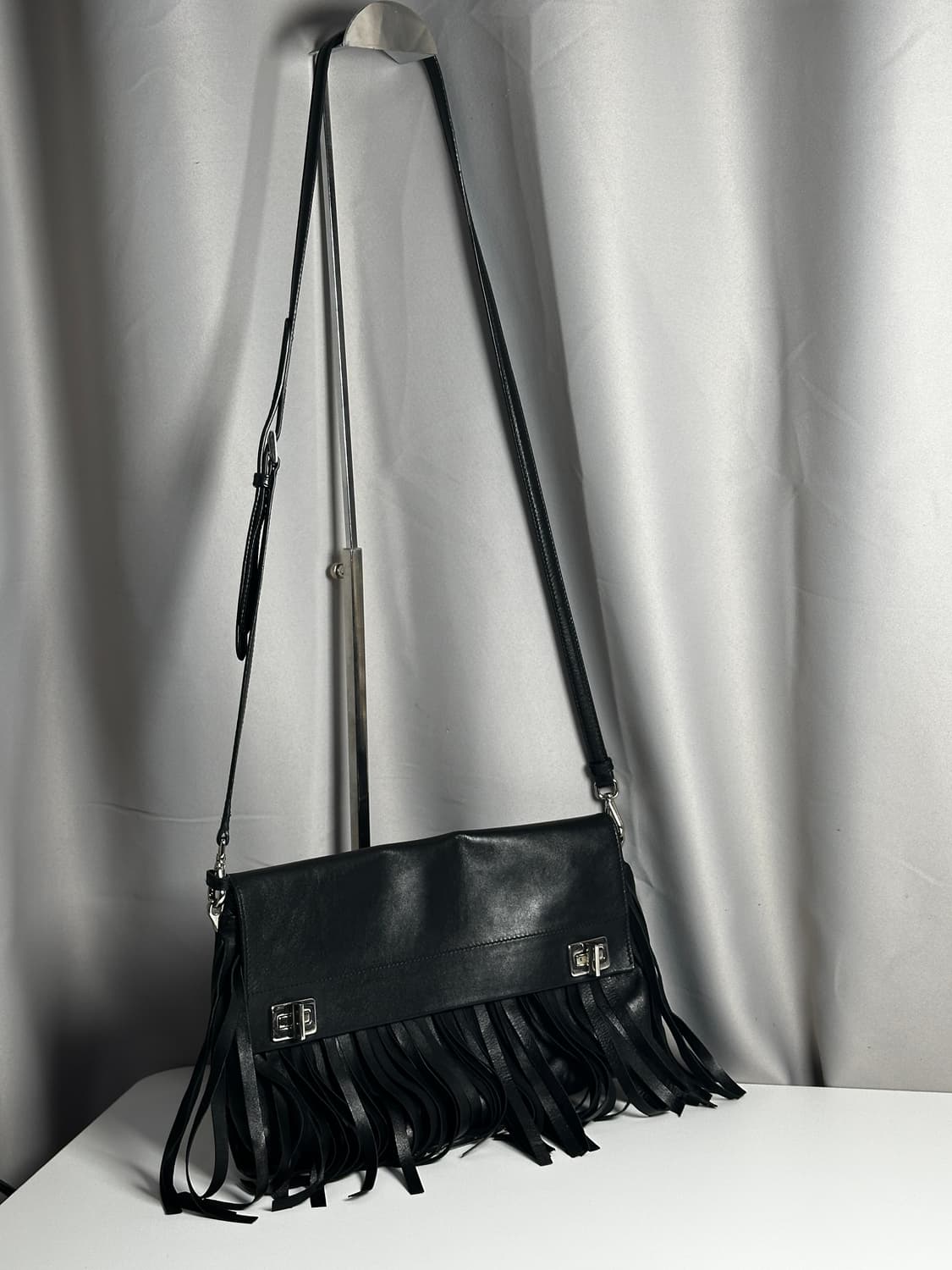 프라다 밀라노 프린지 숄더백 상품이미지8