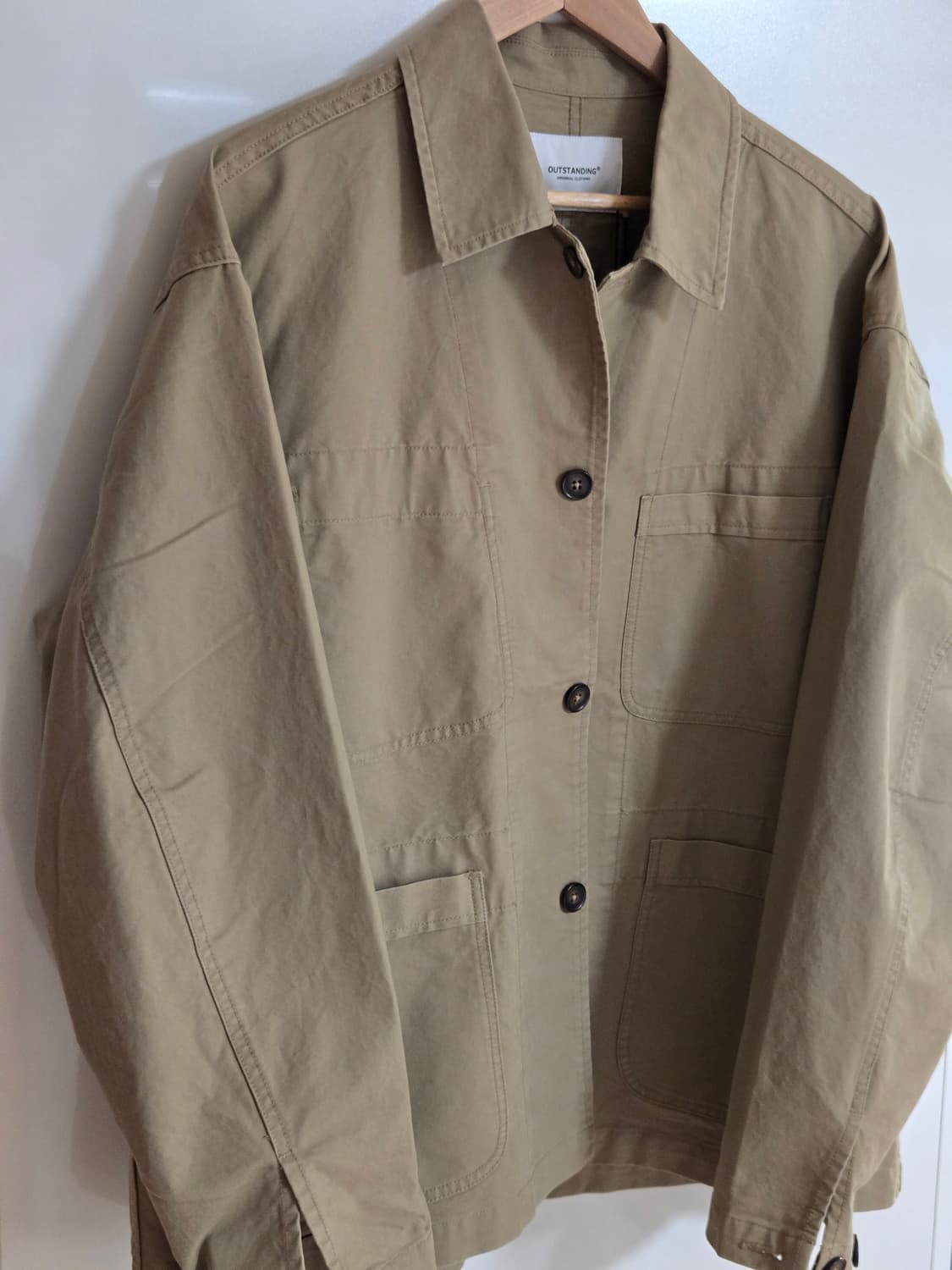 아웃스탠딩 프렌치 워크 자켓 베이지 M 남자 봄자켓 상품이미지3