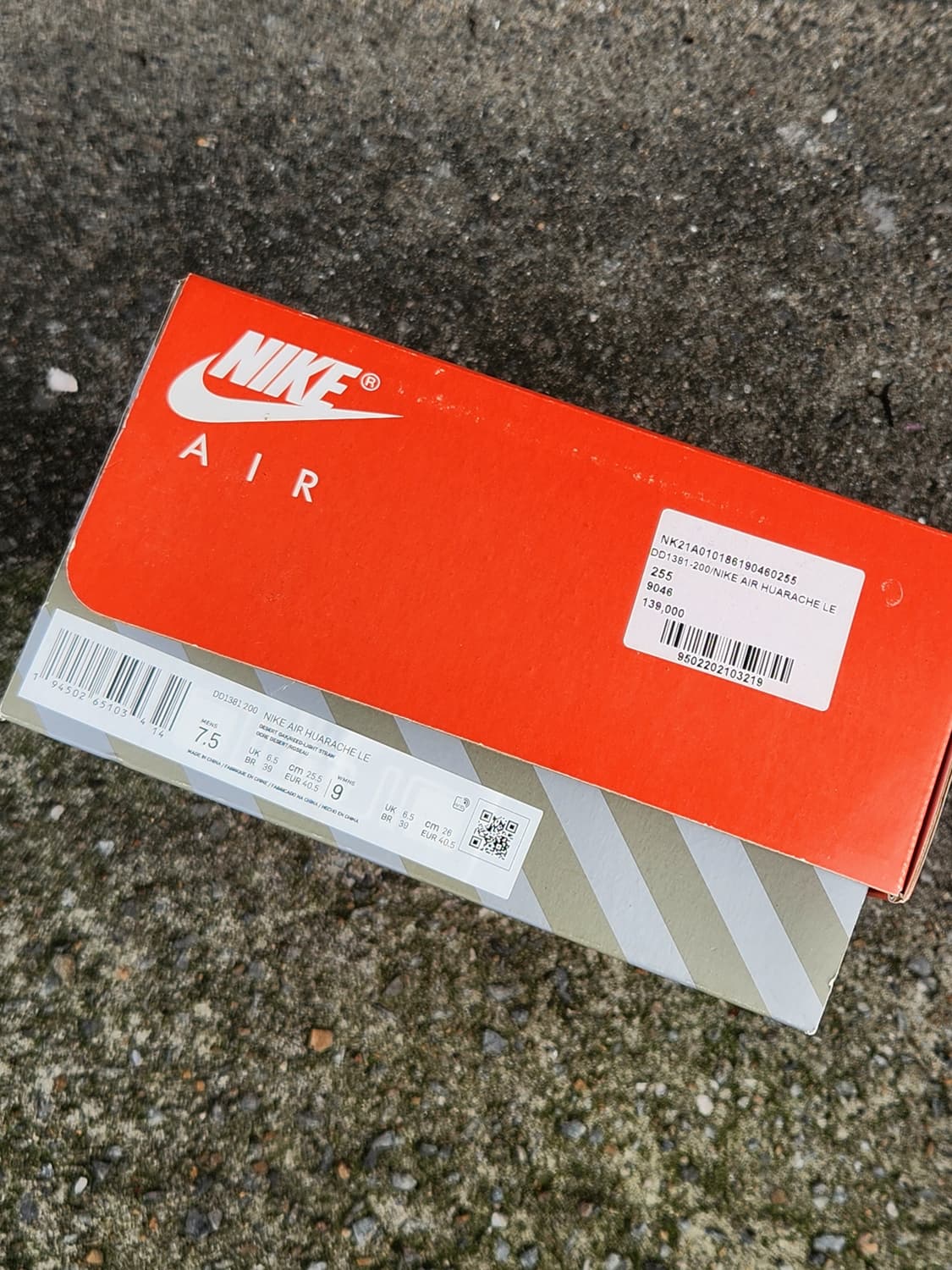 Nike x Stussy Air Huarache LE 데저트 오크 255 상품이미지8
